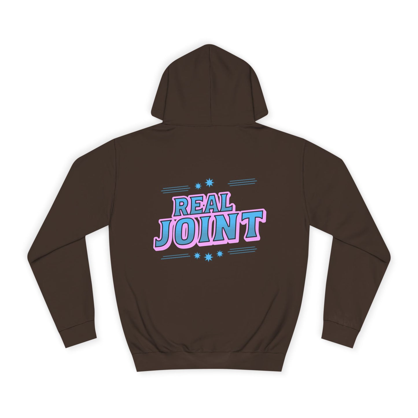 Unisex Hoodie - 'Real Joint' Graphic Sweatshirt for Casual Style