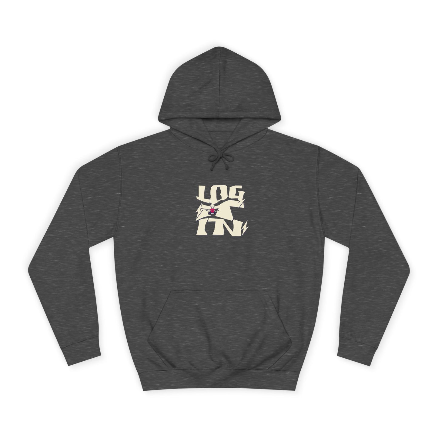 Cozy Unisex Log it in Hoodie - Floral Design, Ideal Gift, Casual Wear, Spring Wardrobe Essentials