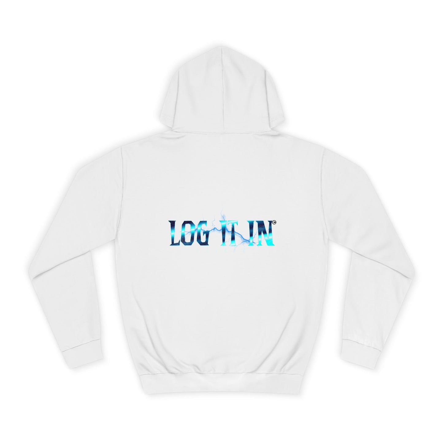 Unisex Hoodie with LOG IT IN Design - Casual Wear, Perfect Gift, Events, and Cozy Days