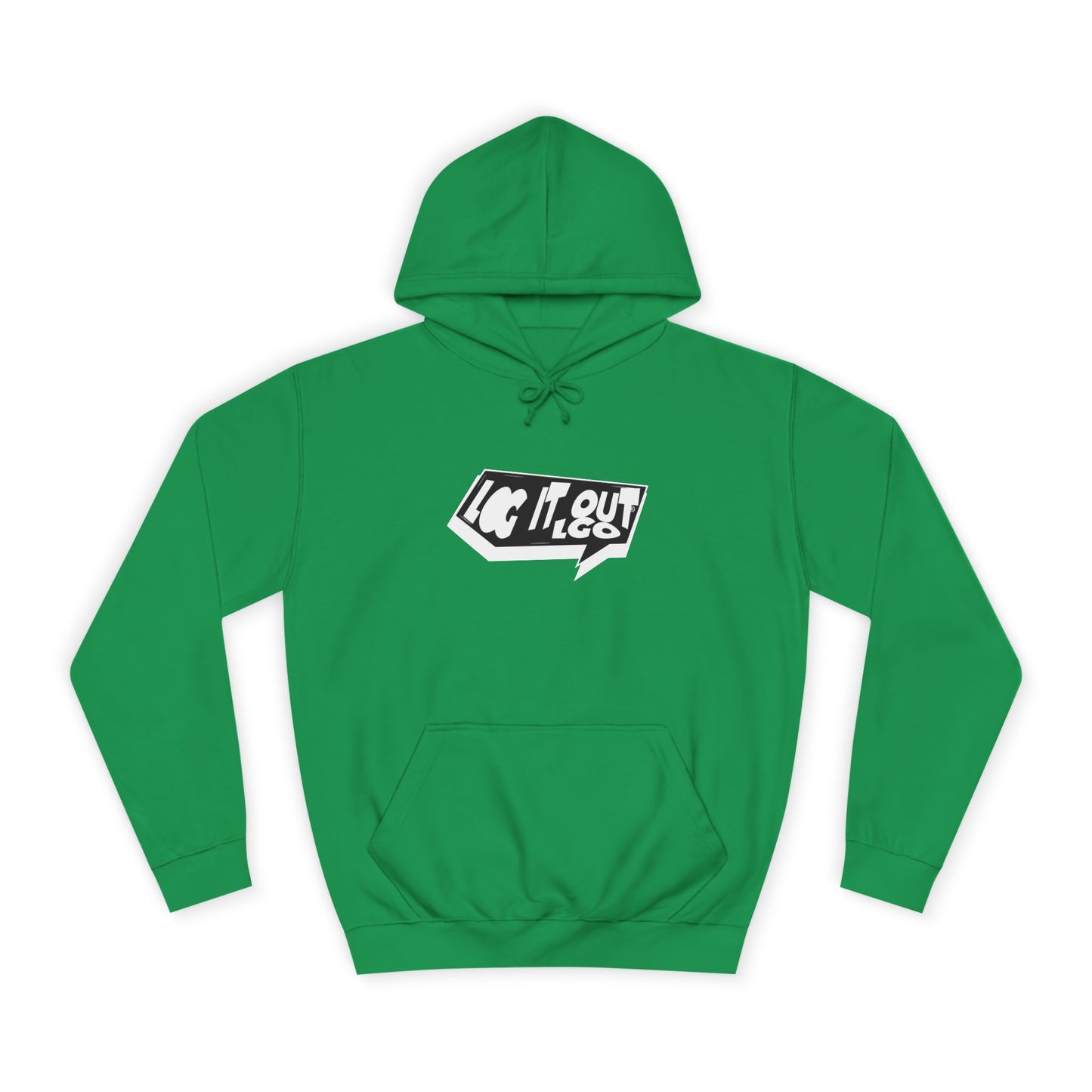 Chill Vibes Unisex Log it out Hoodie - Perfect for Campus Wear, Gifts, Casual Outfits, Fall/Winter Style, Cozy Fashion