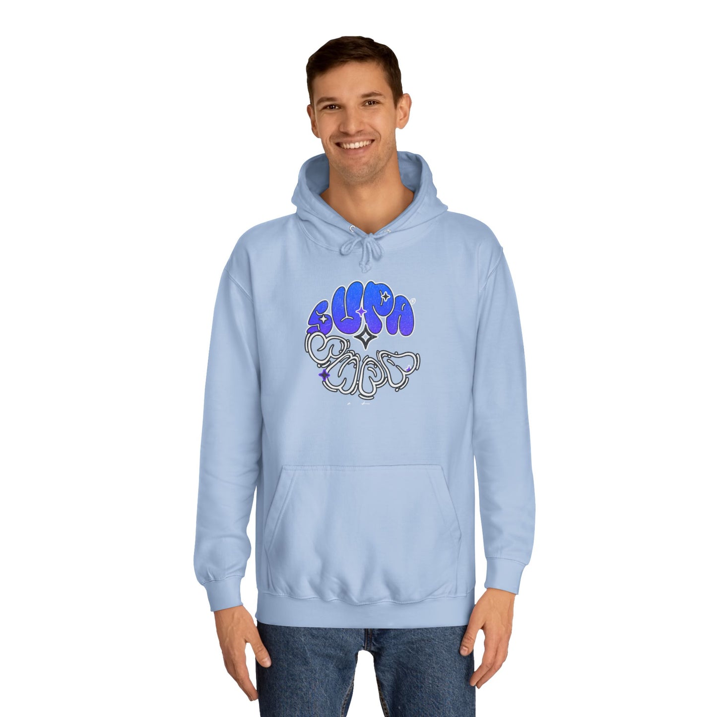 Unisex Supa Supa Streetwear Hoodie, Casual Art Hoodie, Life Apparel, Stylish Unisex Pullover, Hipster Hoodie Gift