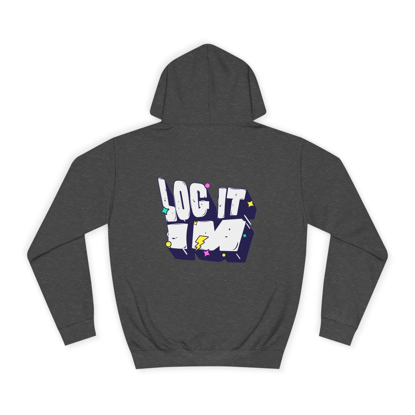 Vibrant Unisex LOG IT IN Hoodie, Trendy Streetwear, Apparel, Unique Gift, Casual Everyday Wear