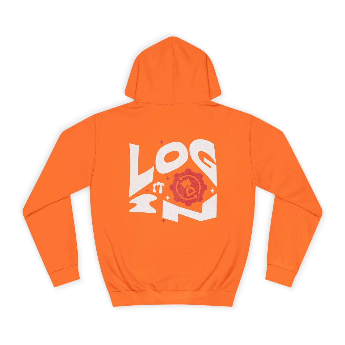 Stylish Log it in Hoodie, Cozy Athletic Wear, Graphic Hoodie, Trendy Apparel, Perfect for Life