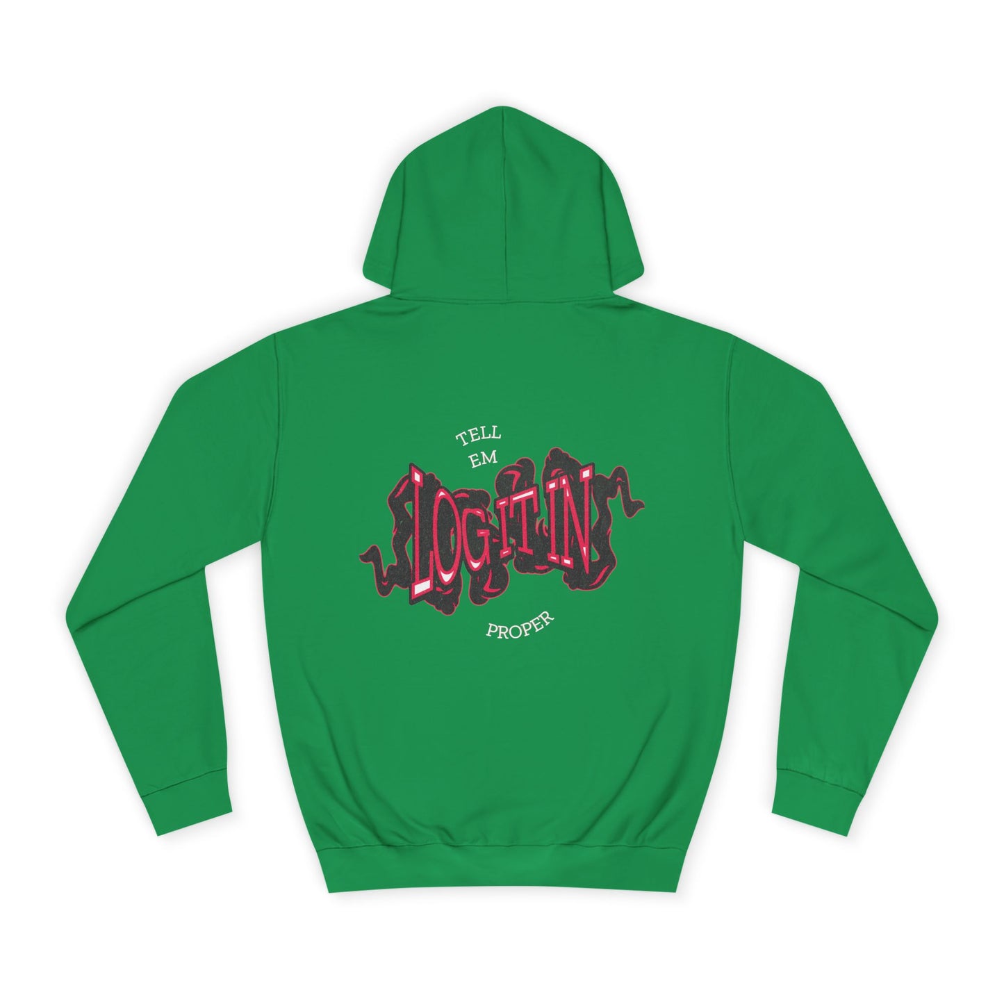 'Log it in'Hoodie for Unisex, Casual Wear, Trendy Apparel, Perfect for Everyday wear, Comfortable Fit