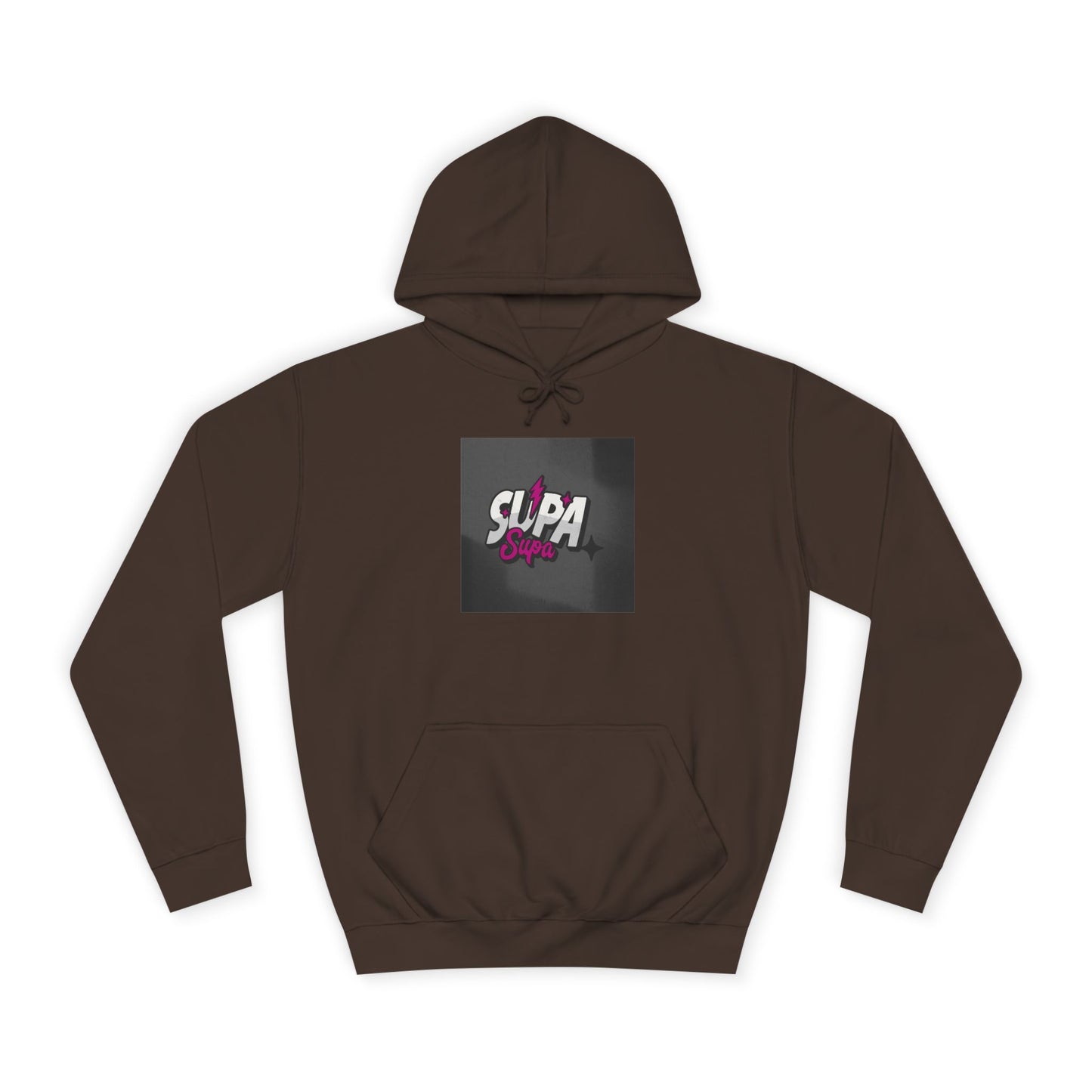 Trendy Unisex Hoodie with Fun 'Supa' Design, Cozy Streetwear, Perfect for Students, Gifts,