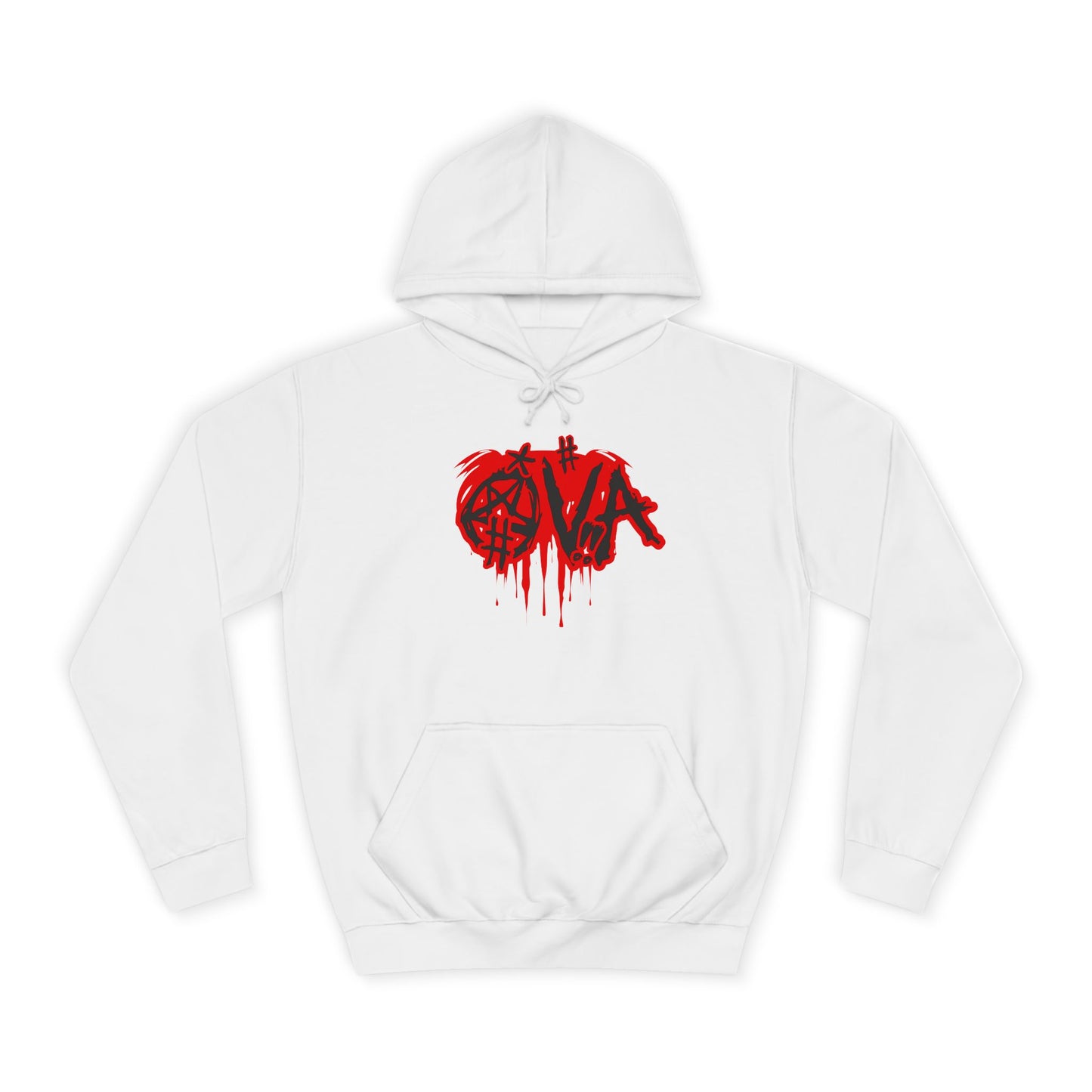 Edgy Unisex Hoodie with Graffiti-Style Print, Urban Streetwear, Apparel, Gift for any body, Casual Fashion