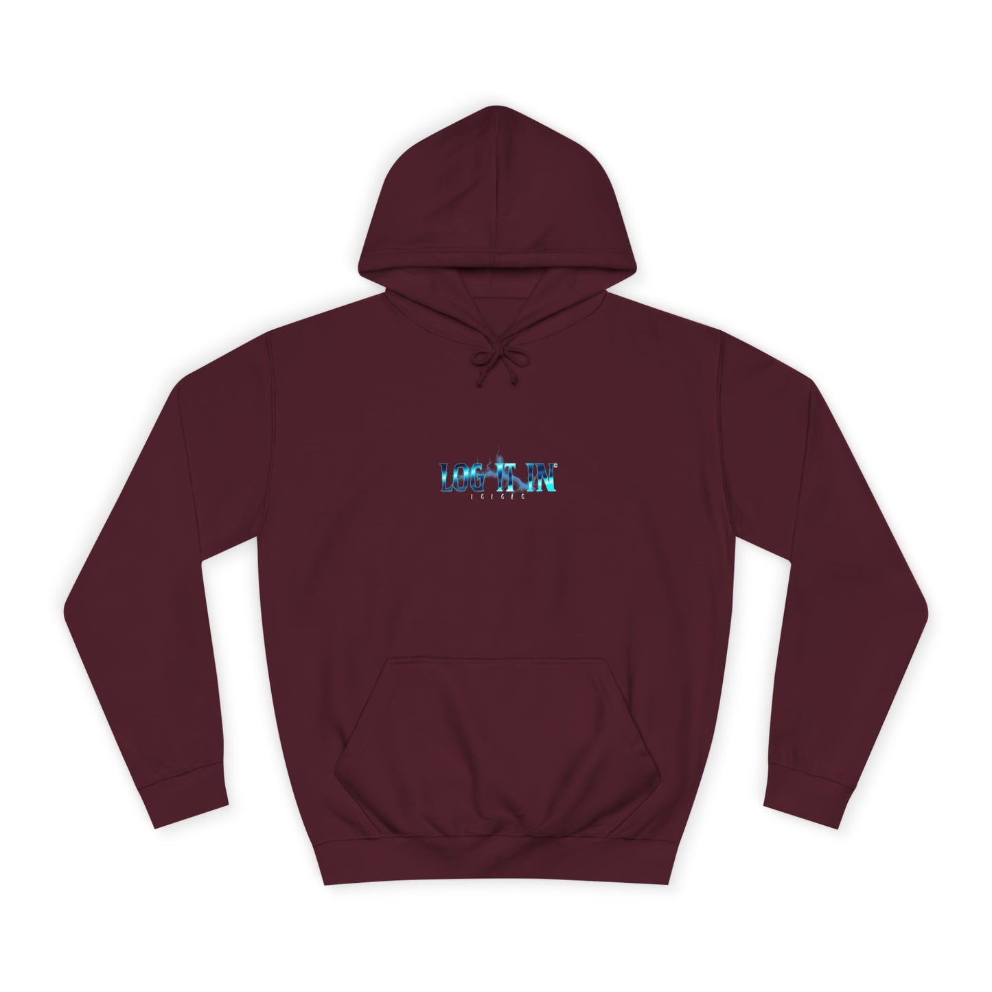 Unisex Hoodie with LOG IT IN Design - Casual Wear, Perfect Gift, Events, and Cozy Days