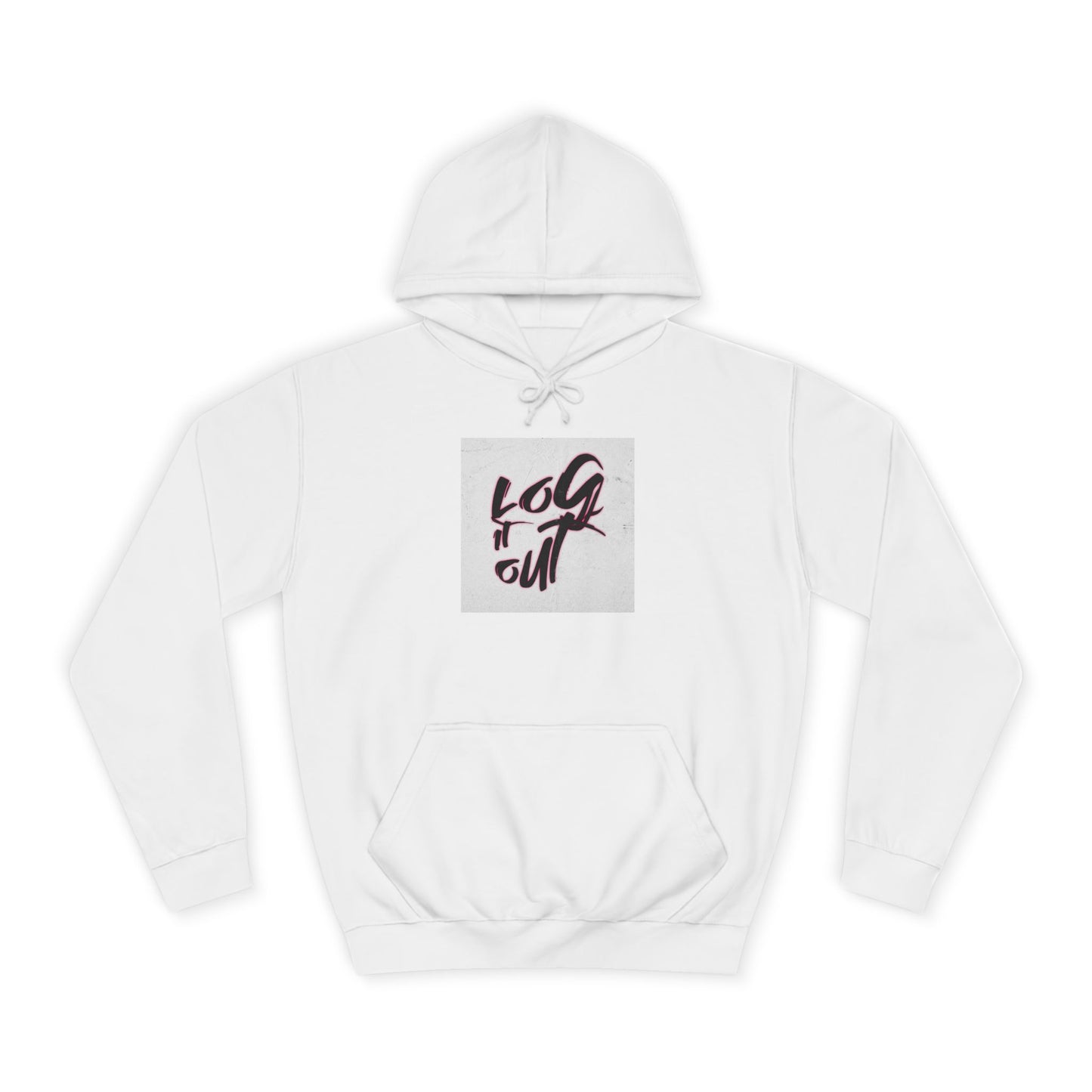 Stylish Unisex Hoodie for Casual Comfort, Perfect for Every day, Log It Out Design, Gift, College Apparel,
