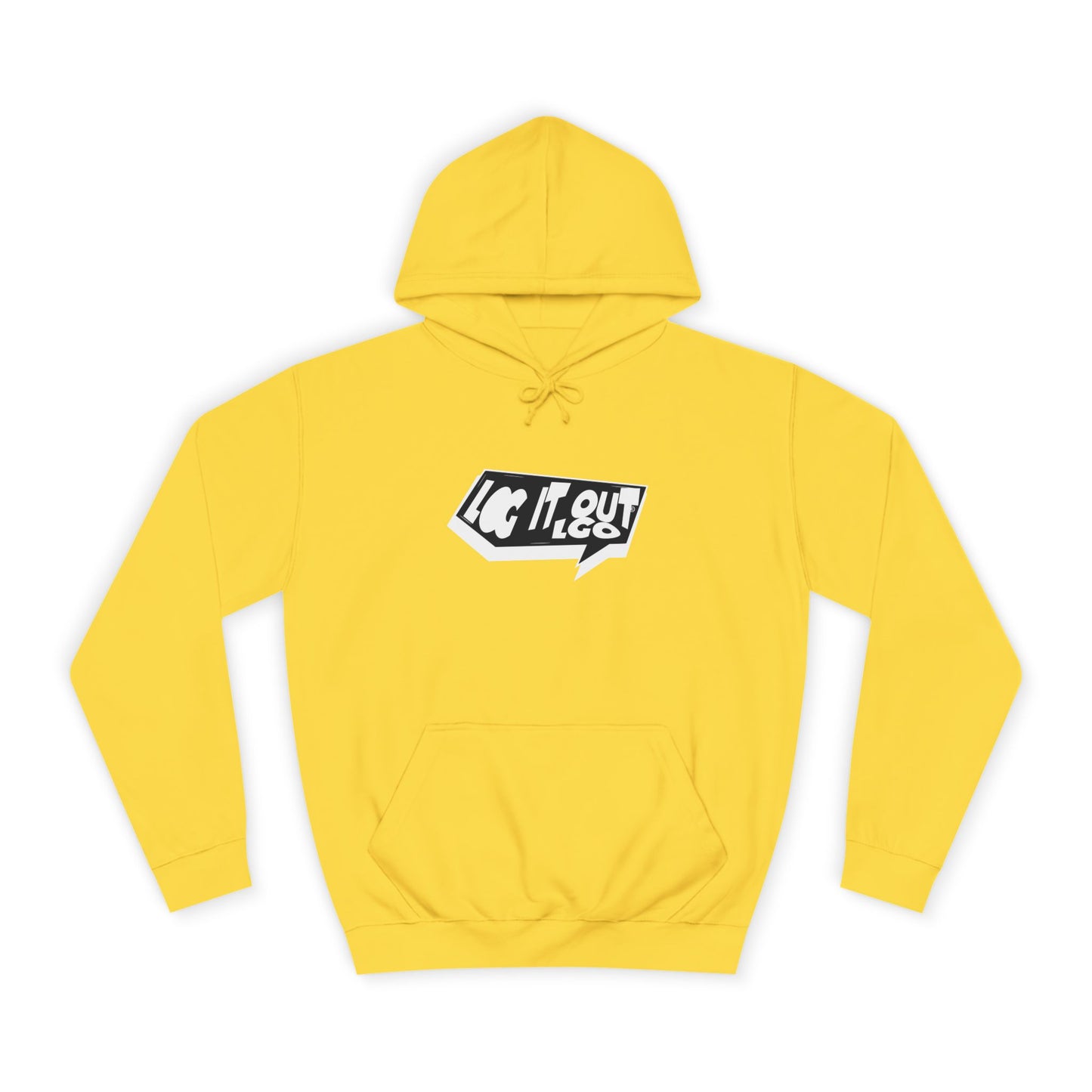 Chill Vibes Unisex Log it out Hoodie - Perfect for Campus Wear, Gifts, Casual Outfits, Fall/Winter Style, Cozy Fashion