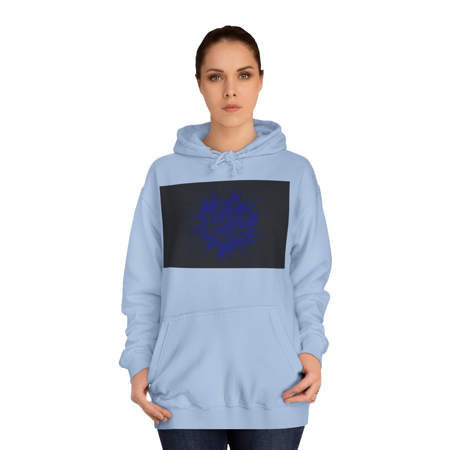 Unisex Supa Supa Hoodie with Bold Graphic Design, Comfortable Casual Wear, Ideal for Everyday, Perfect for Gifting, Spring and Fall Fashion
