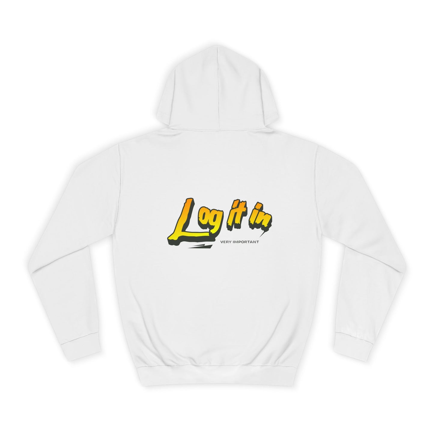 Vibrant Unisex Hoodie - Perfect for Every day Life, Cozy Fall Days, Gifts, Casual Wear, Log it In Design