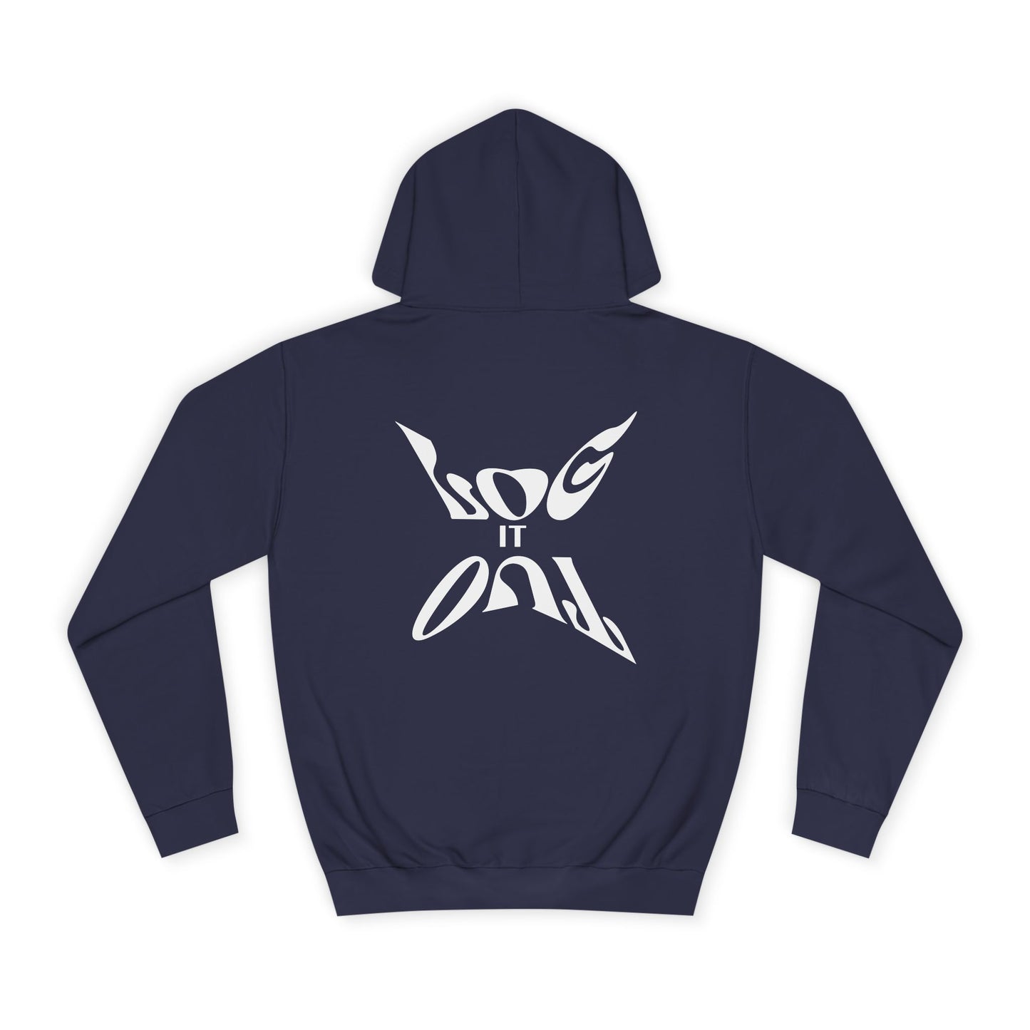 Unisex Hoodie with Artistic 'Log It Out' Design, Cozy Sweatshirt, Perfect Gift, Casual Outfits