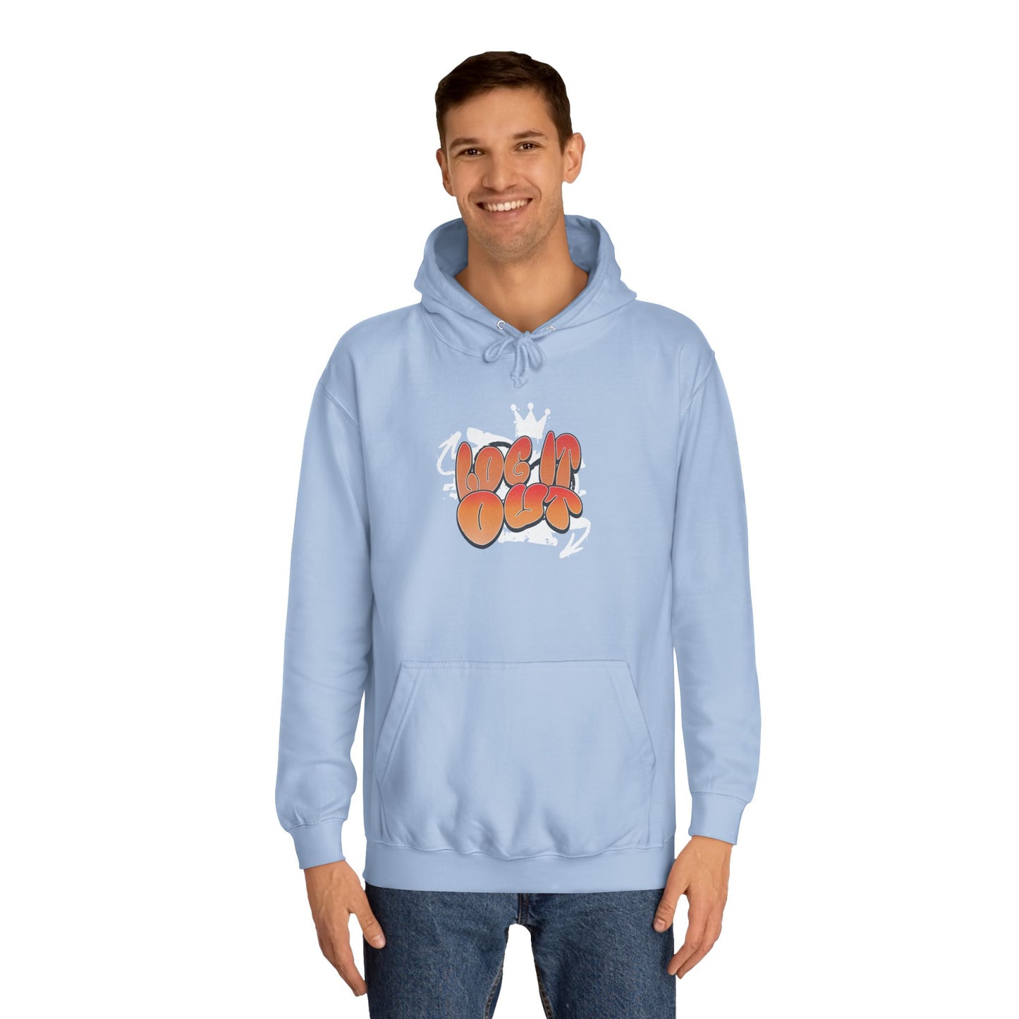 Unisex Hoodie - 'Log It Out' Trendy Comfort Wear