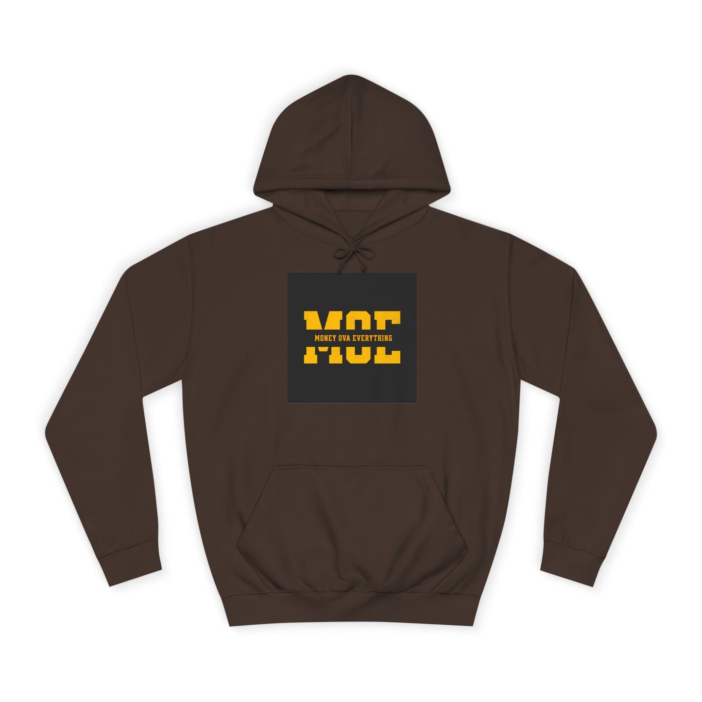 Unisex Hoodie with Bold Message, Money Ova Everything, Perfect for Every day, Money Over Everything, Casual Wear