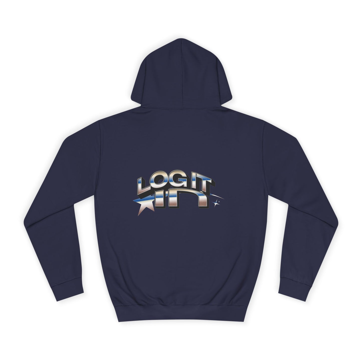 Unisex Hoodie - Log it in Design, Ideal, Cozy Gift, Custom Apparel, Perfect for Graduation, Casual Wear