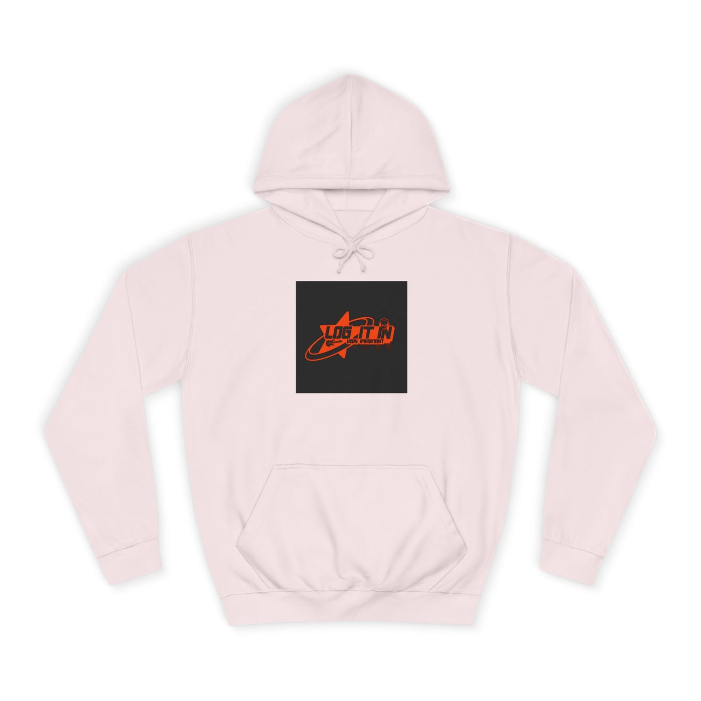 Unisex Log it in Hoodie with Vibrant Retro Design – Perfect for Life, Events, Gift, Relaxed Style, Holiday Wear