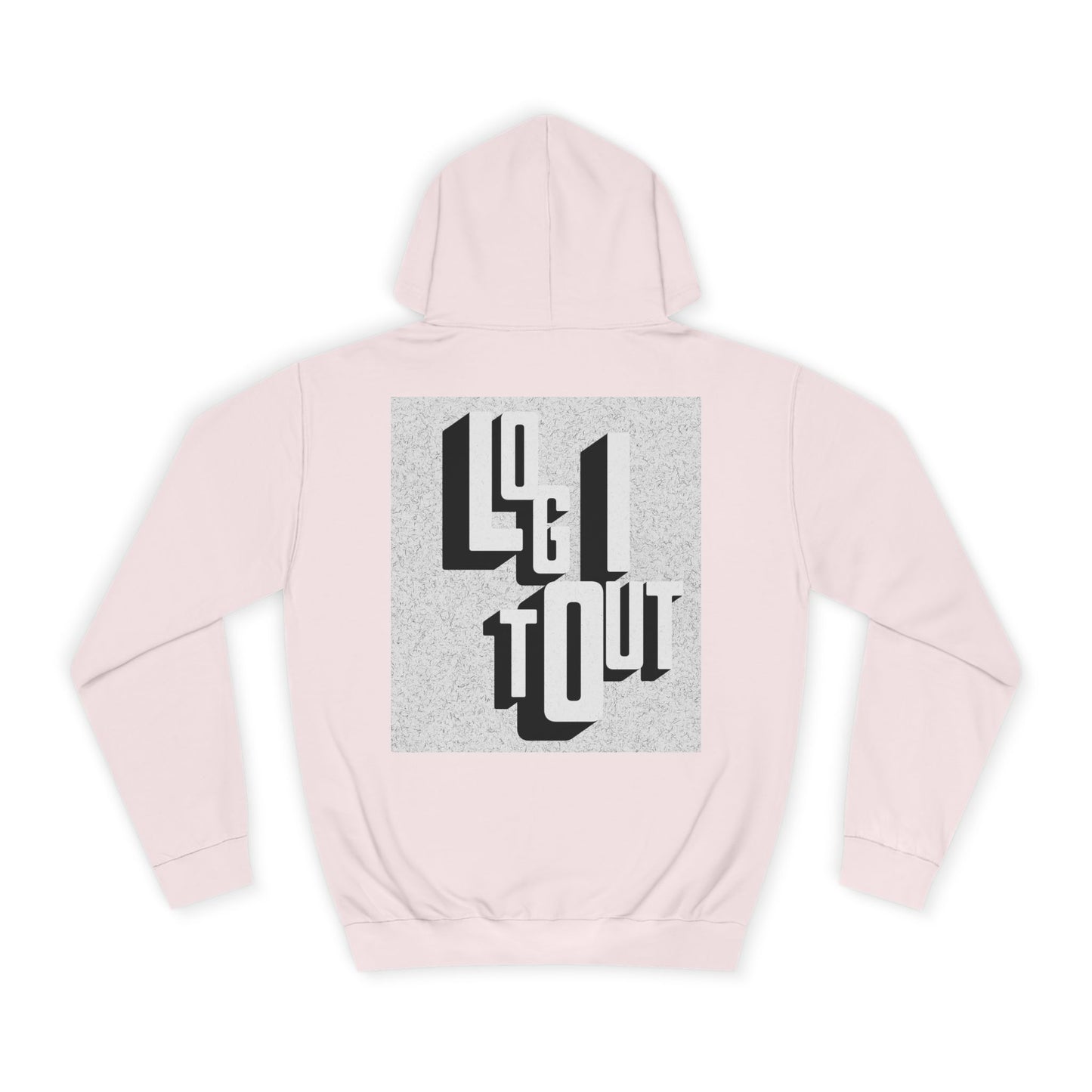 Unisex Hoodie with Unique Typography, Cozy College Sweatshirt, College Gift, Modern Hoodie, Graphic Pull-over