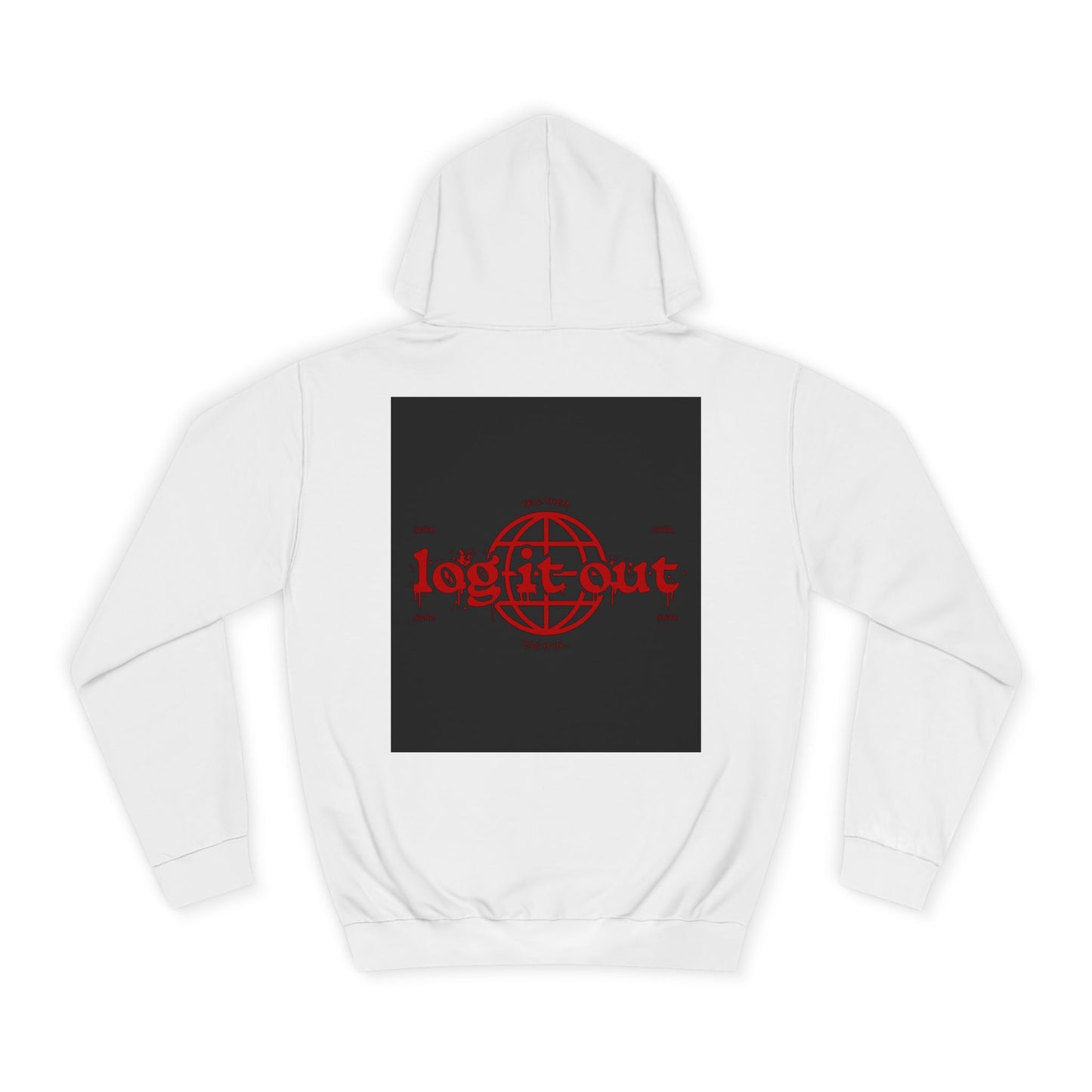 Unisex Log it out Hoodie, Spirit Wear, Casual custom Sweatshirt, Trendy Hoodie, Gift, Cozy Hoodie