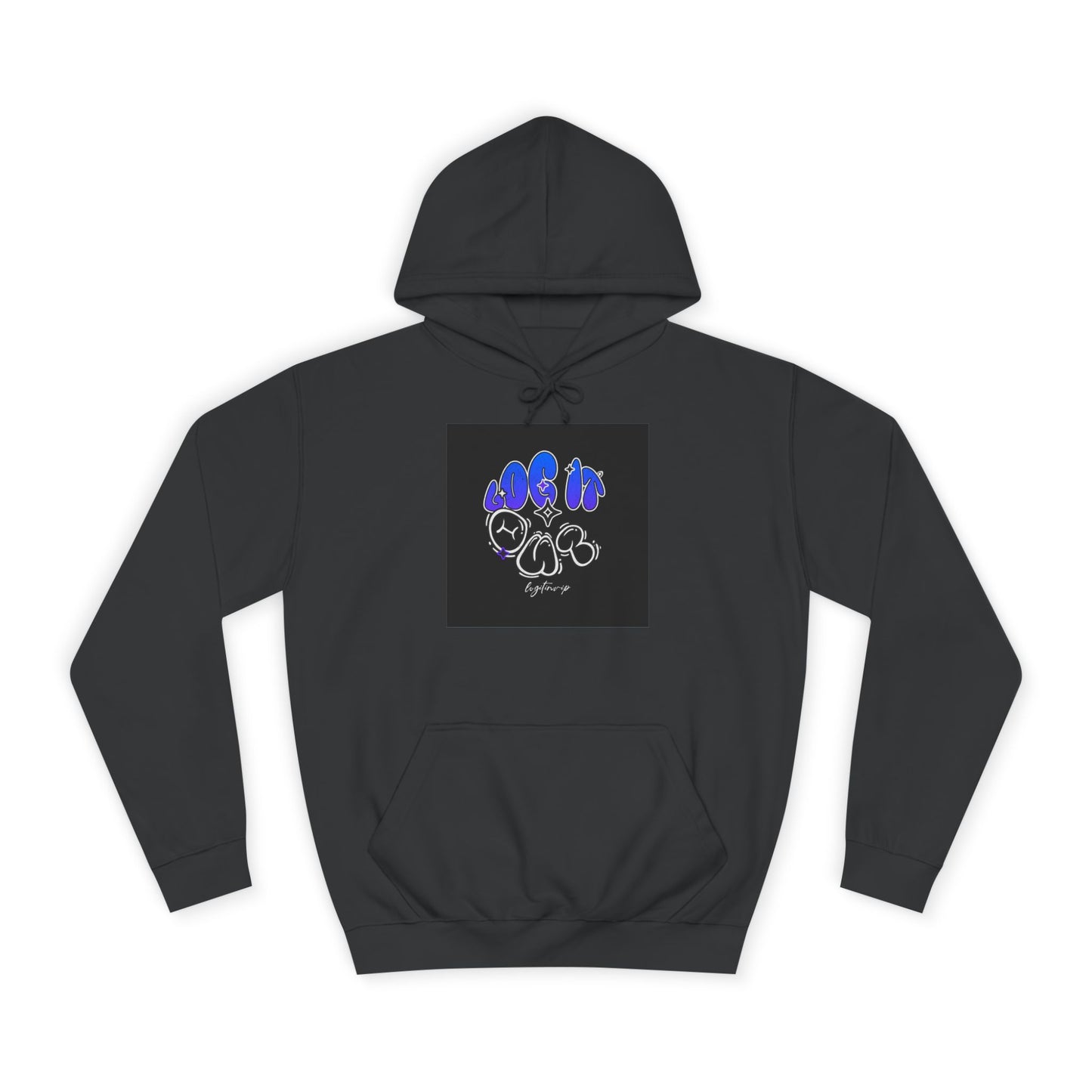 Vibrant Log it out Spirit Hoodie, Unisex Hoodie, Comfortable Sweatshirt, Graphic Hooded Sweatshirt,