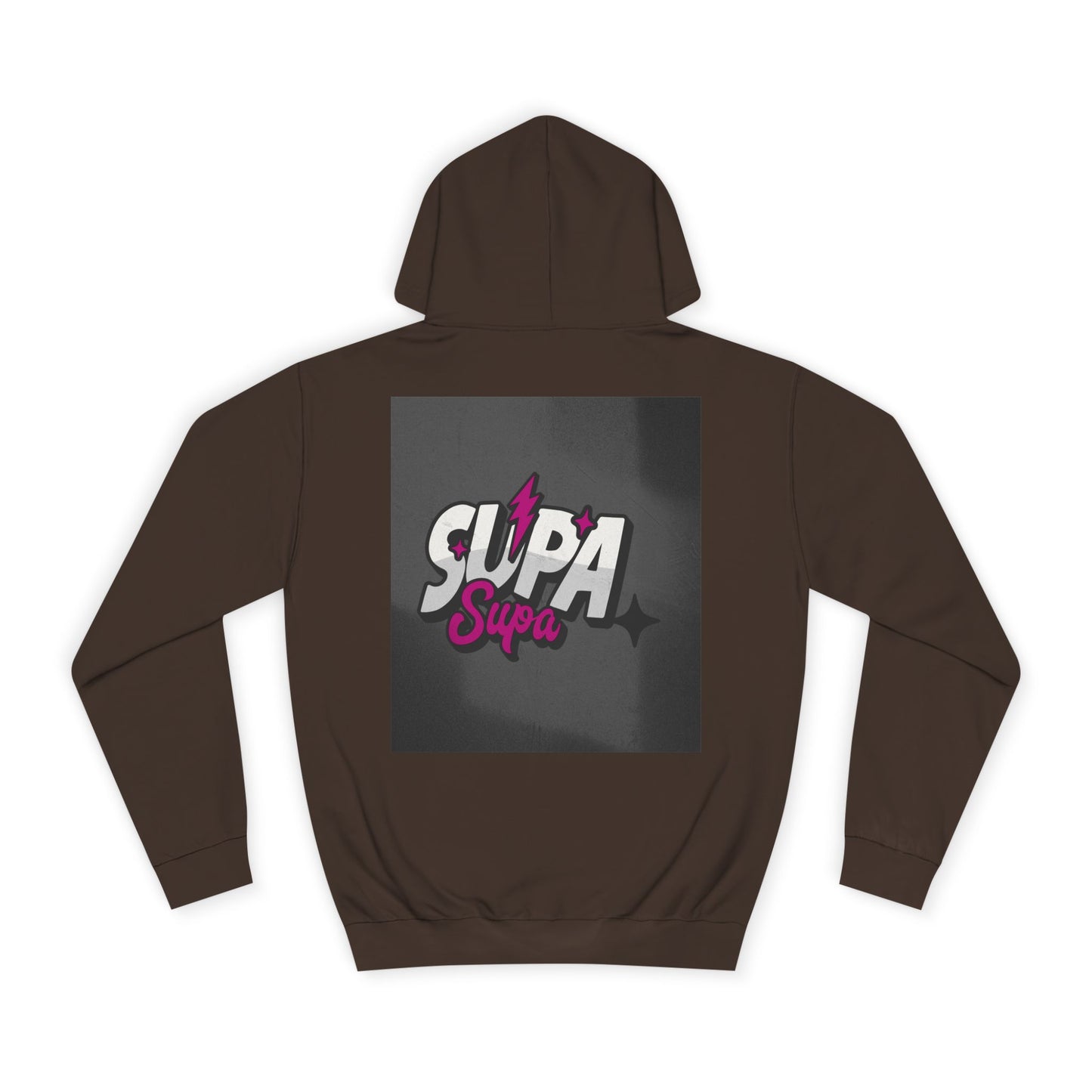 Trendy Unisex Hoodie with Fun 'Supa' Design, Cozy Streetwear, Perfect for Students, Gifts,