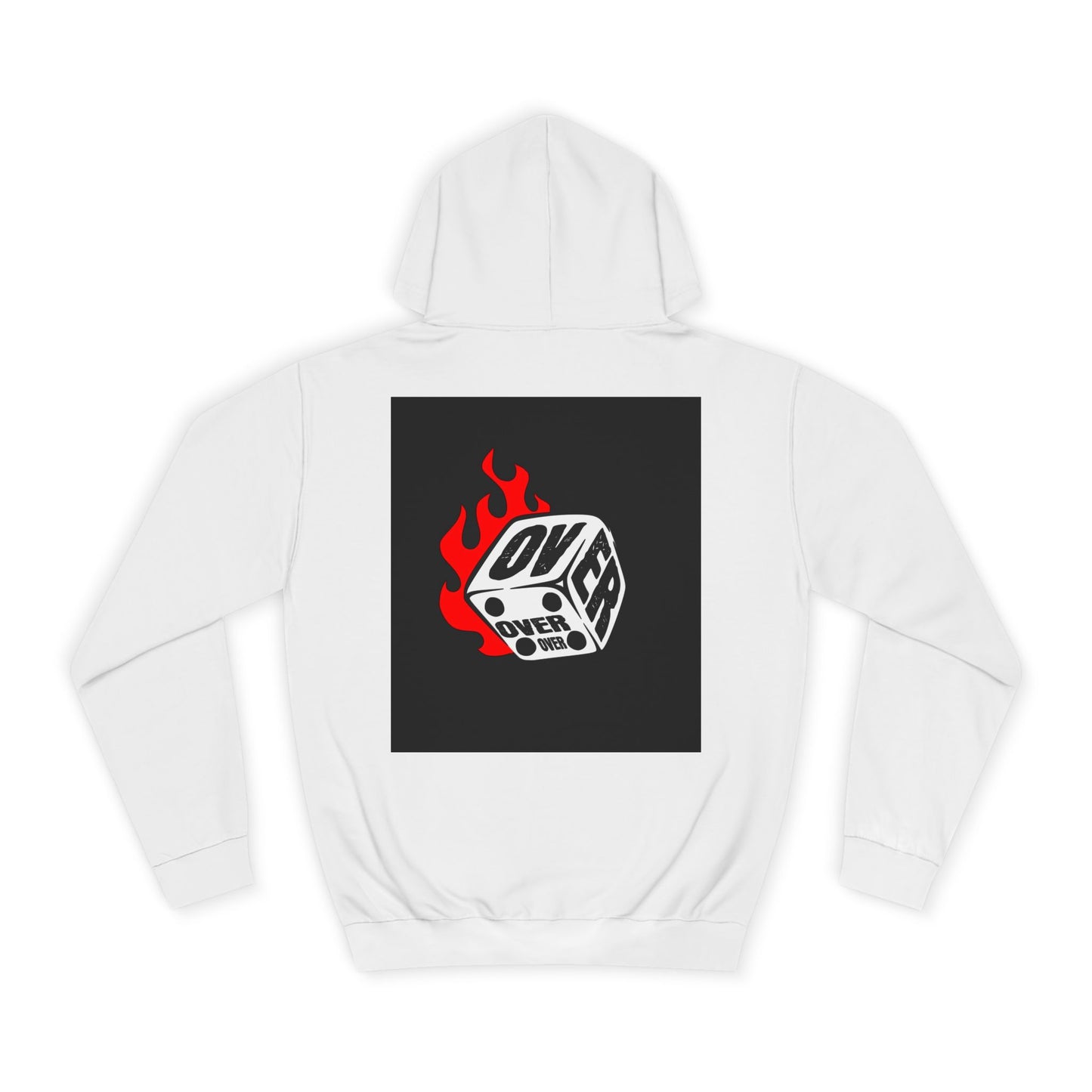 OVER Graphic Hoodie, Oversized Sweatshirt, Trendy Unisex Hoodie, Gift, Casual Layering Top