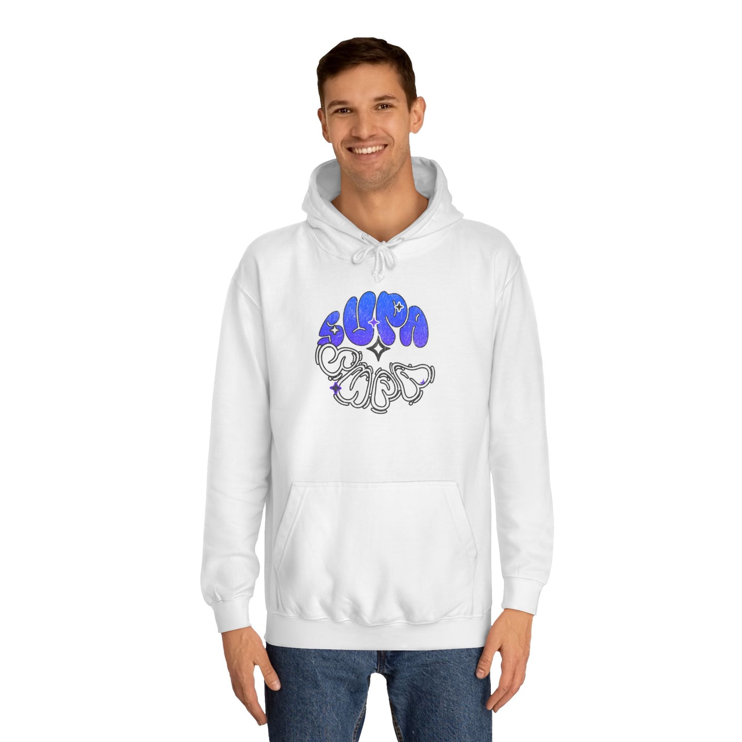 Unisex Supa Supa Streetwear Hoodie, Casual Art Hoodie, Life Apparel, Stylish Unisex Pullover, Hipster Hoodie Gift