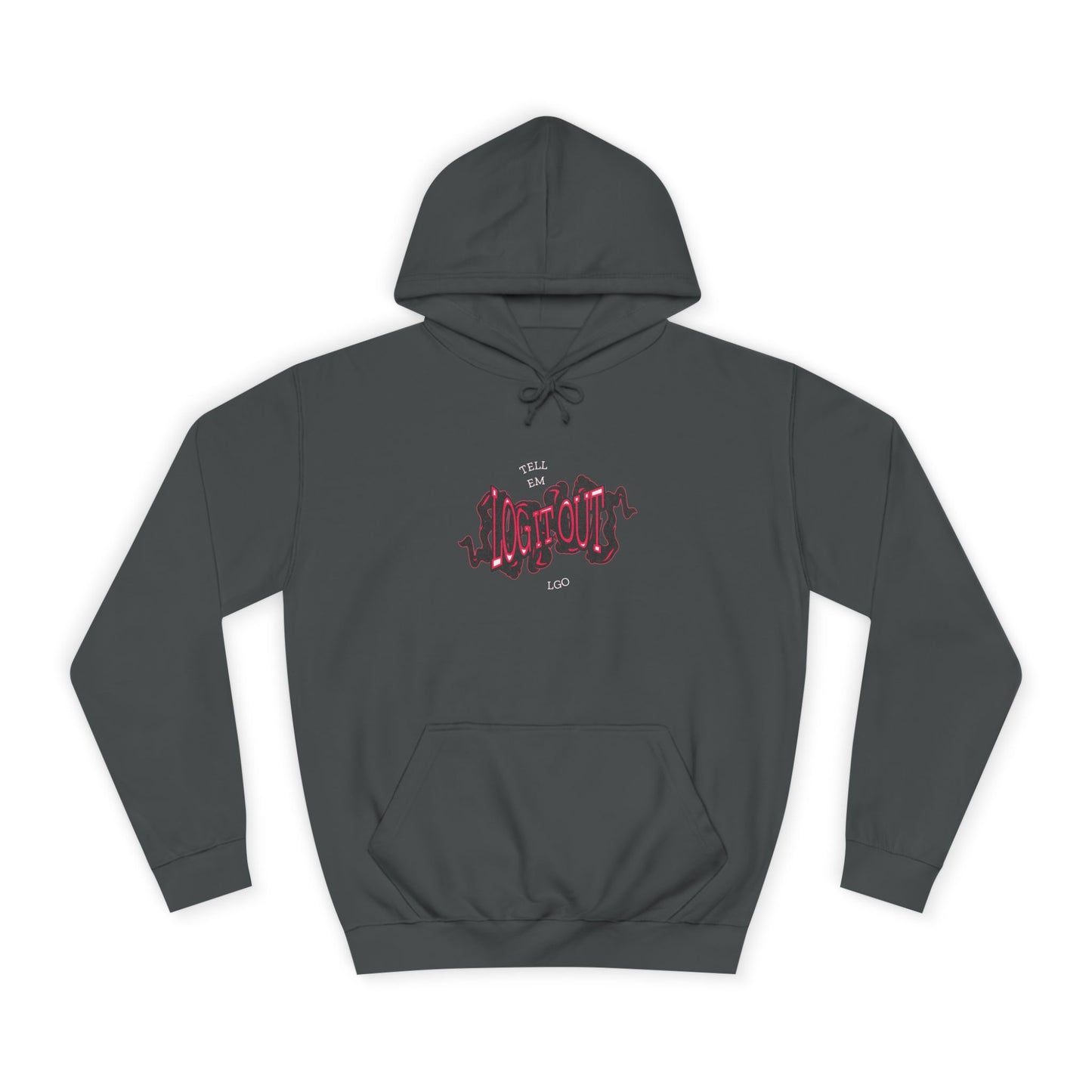 Unisex Hoodie with 'Log it Out' Design, Cozy Sweatshirt,Trendy Apparel, Gift, Lounge Wear, Trendy Hoodie