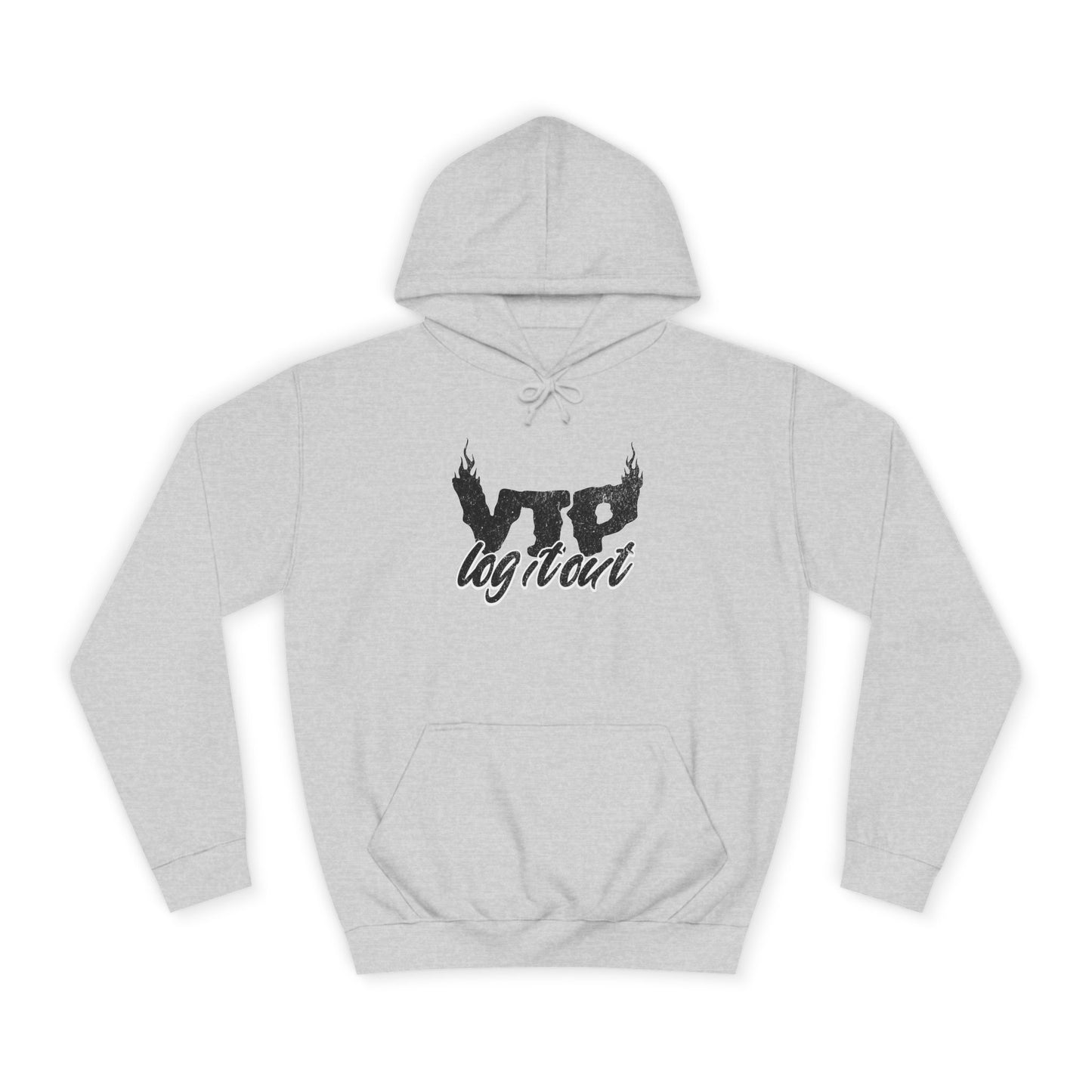 Unisex Log it Out Hoodie with Bold Logo, Casual Streetwear, Perfect for Any Thing, Comfortable Gift for Everyday Wear