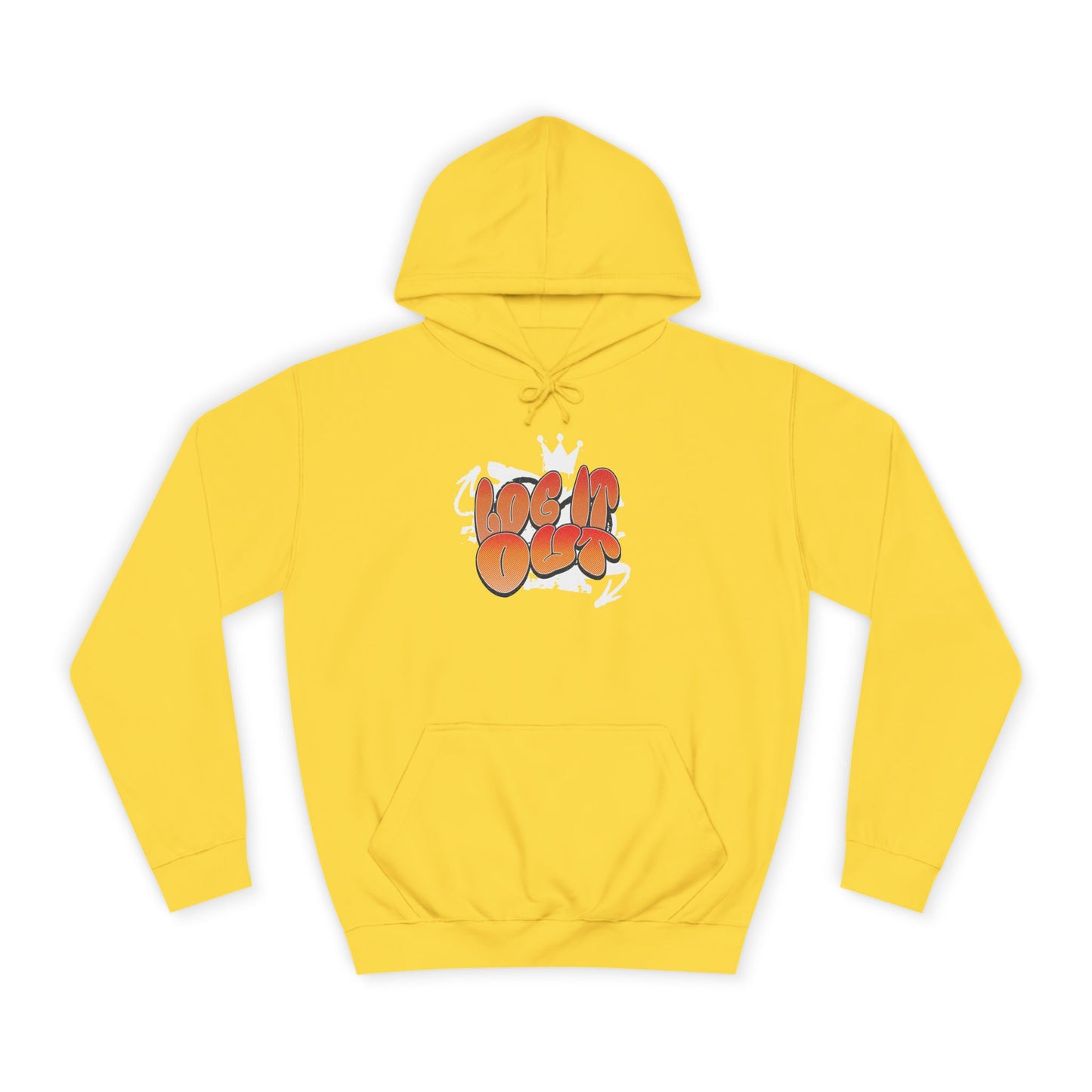 Unisex Hoodie - 'Log It Out' Trendy Comfort Wear