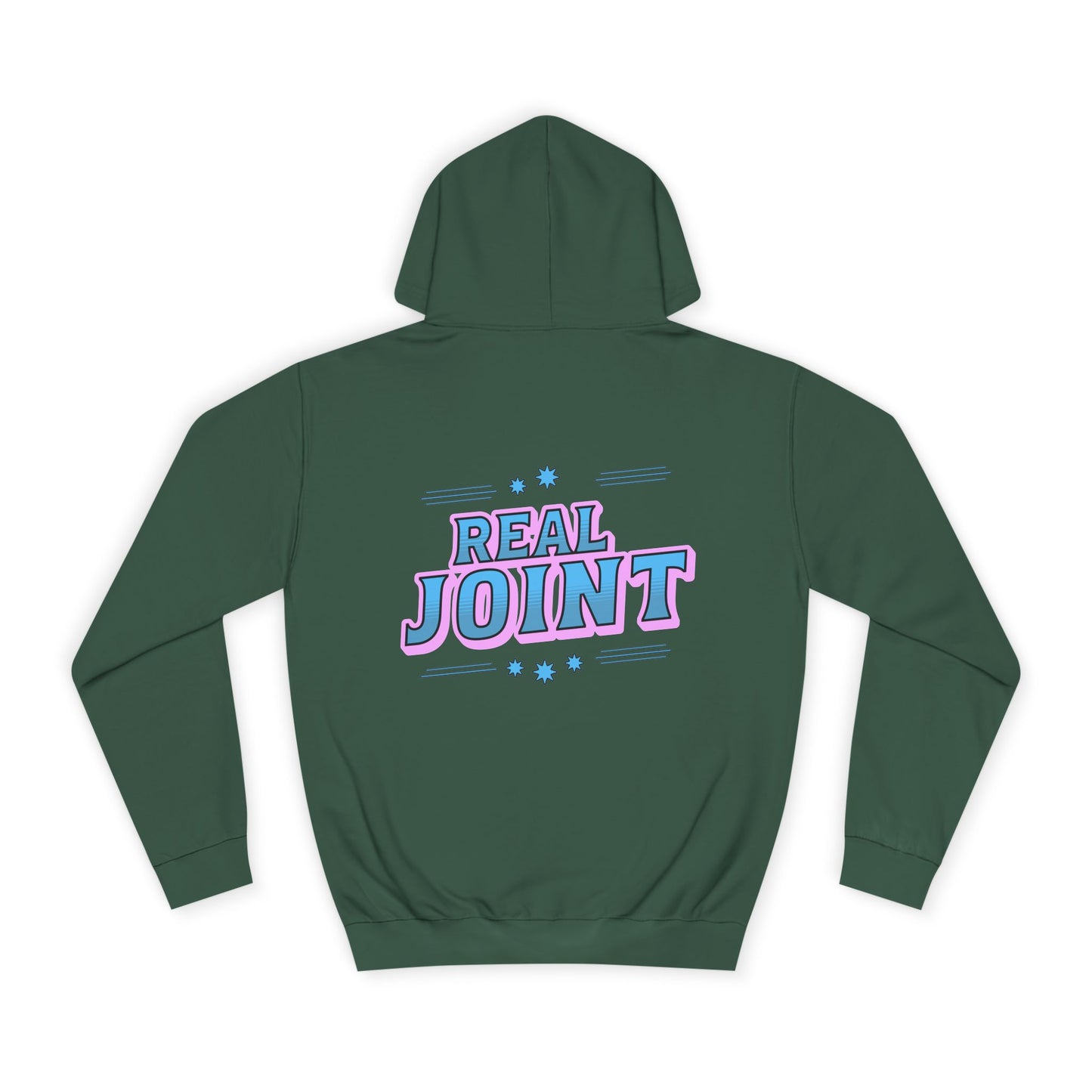 Unisex Hoodie - 'Real Joint' Graphic Sweatshirt for Casual Style