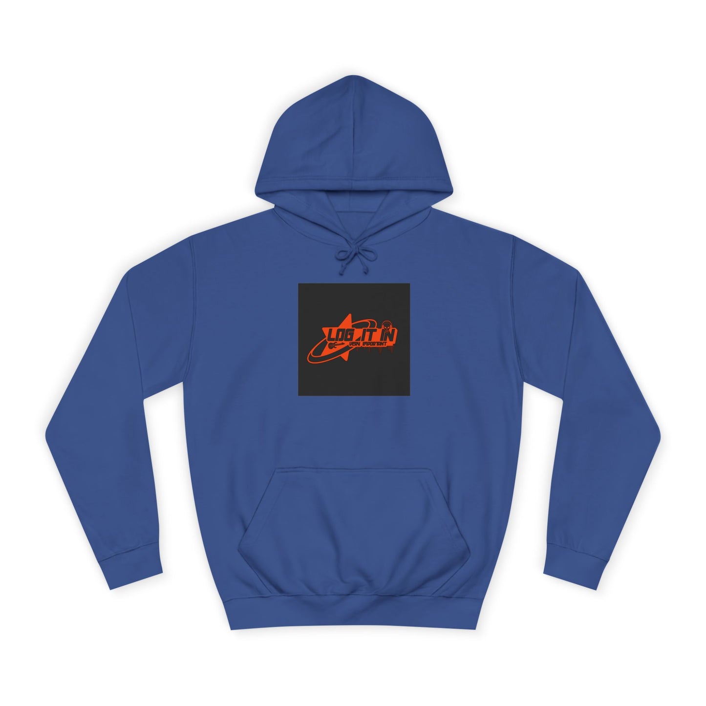 Unisex Log it in Hoodie with Vibrant Retro Design – Perfect for Life, Events, Gift, Relaxed Style, Holiday Wear