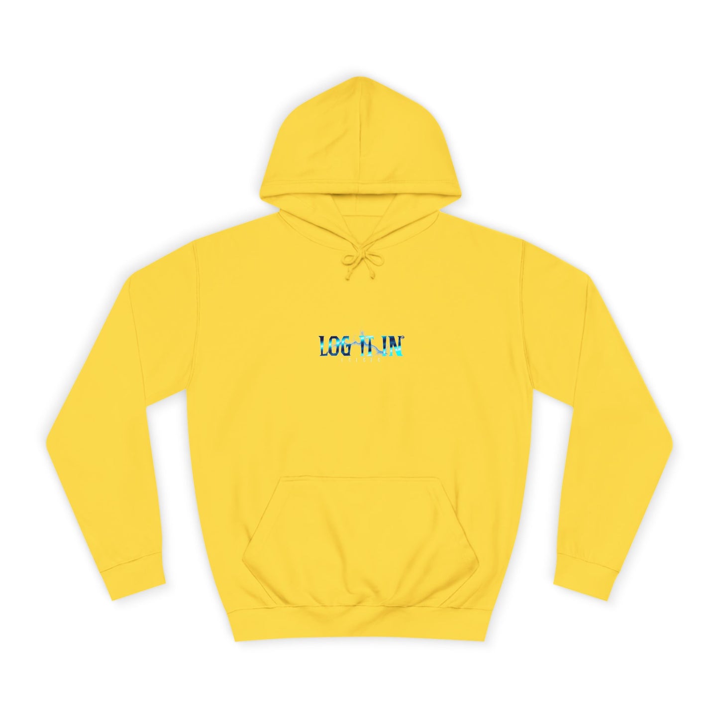 Unisex Hoodie with LOG IT IN Design - Casual Wear, Perfect Gift, Events, and Cozy Days