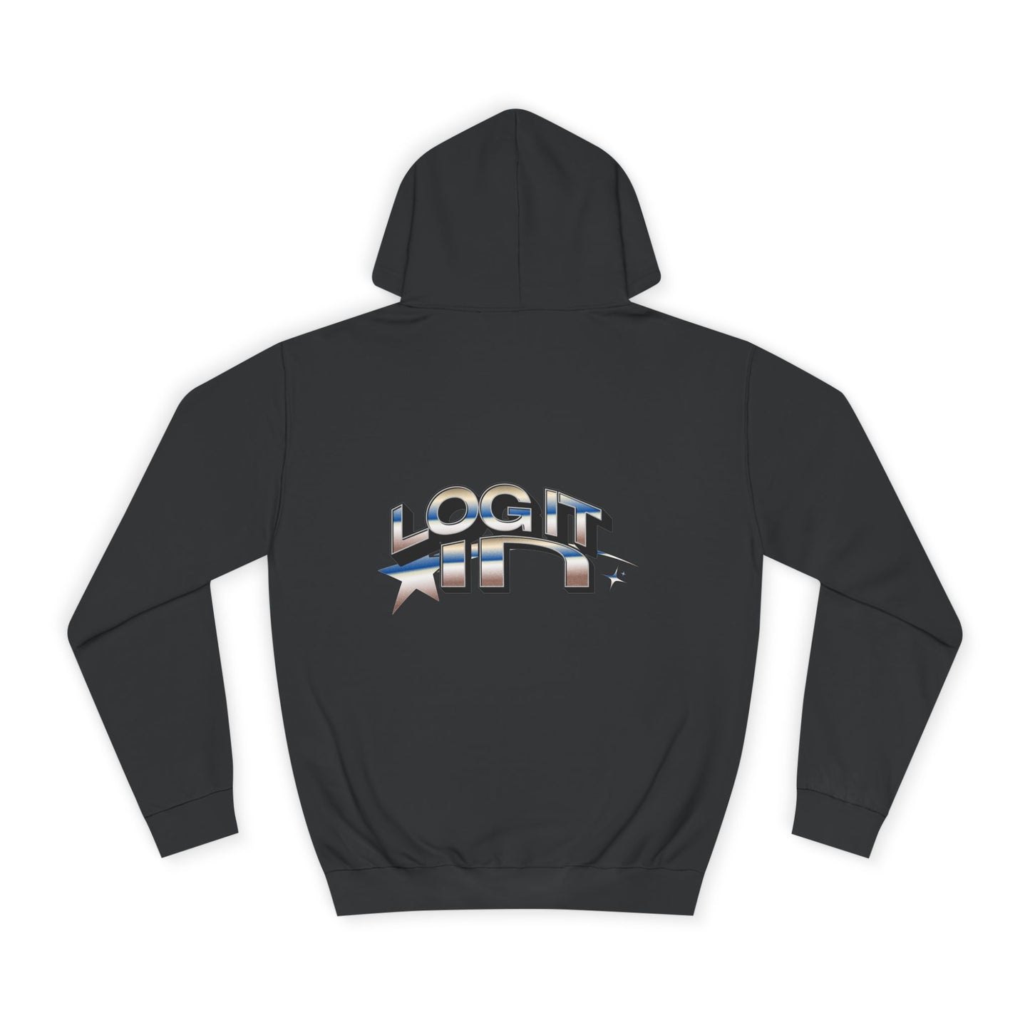 Unisex Hoodie - Log it in Design, Ideal, Cozy Gift, Custom Apparel, Perfect for Graduation, Casual Wear