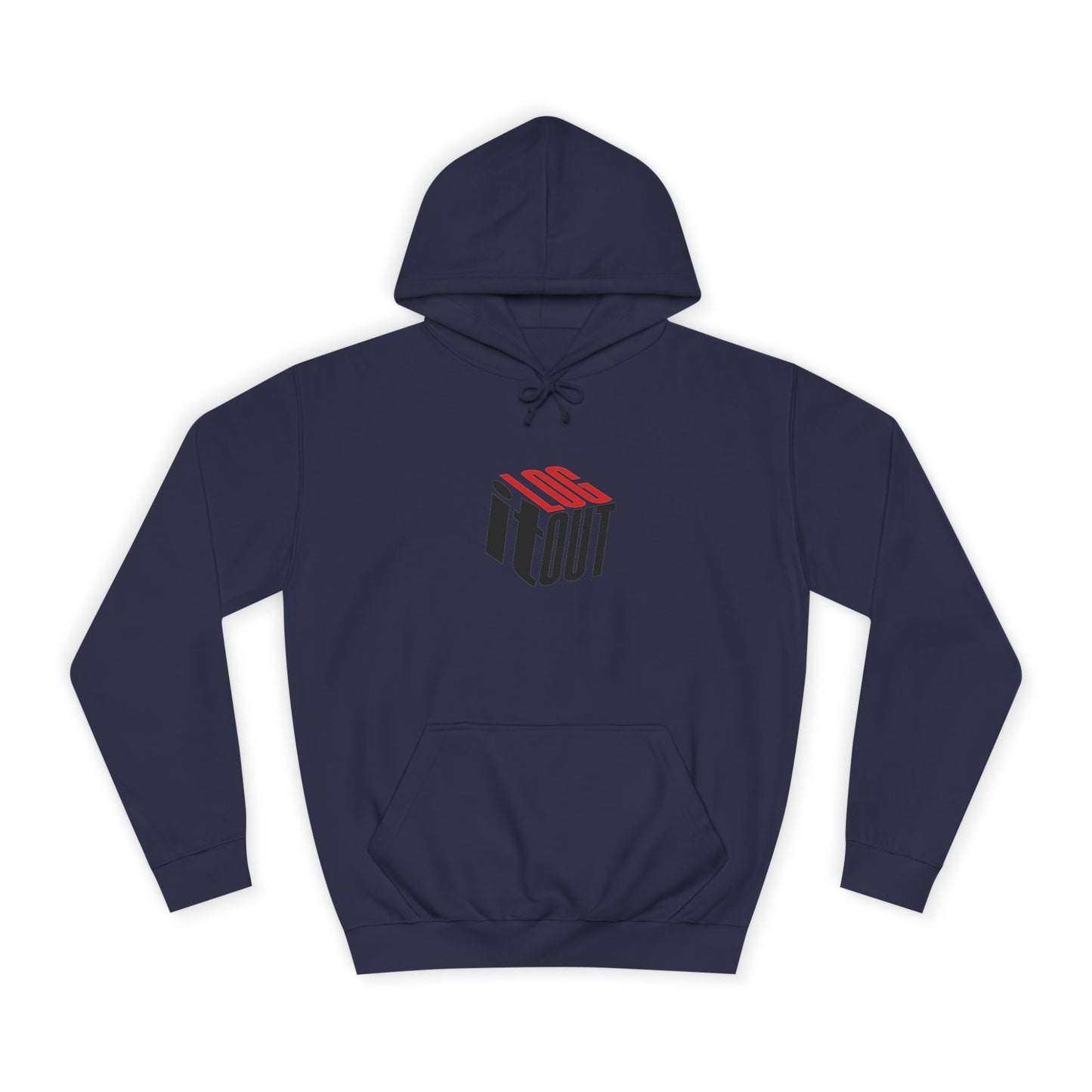 Stylish Unisex Log it out Hoodie with Trendy Graphic, Casual Wear, Cozy Gift, Fun Hoodie for Everyday Use,