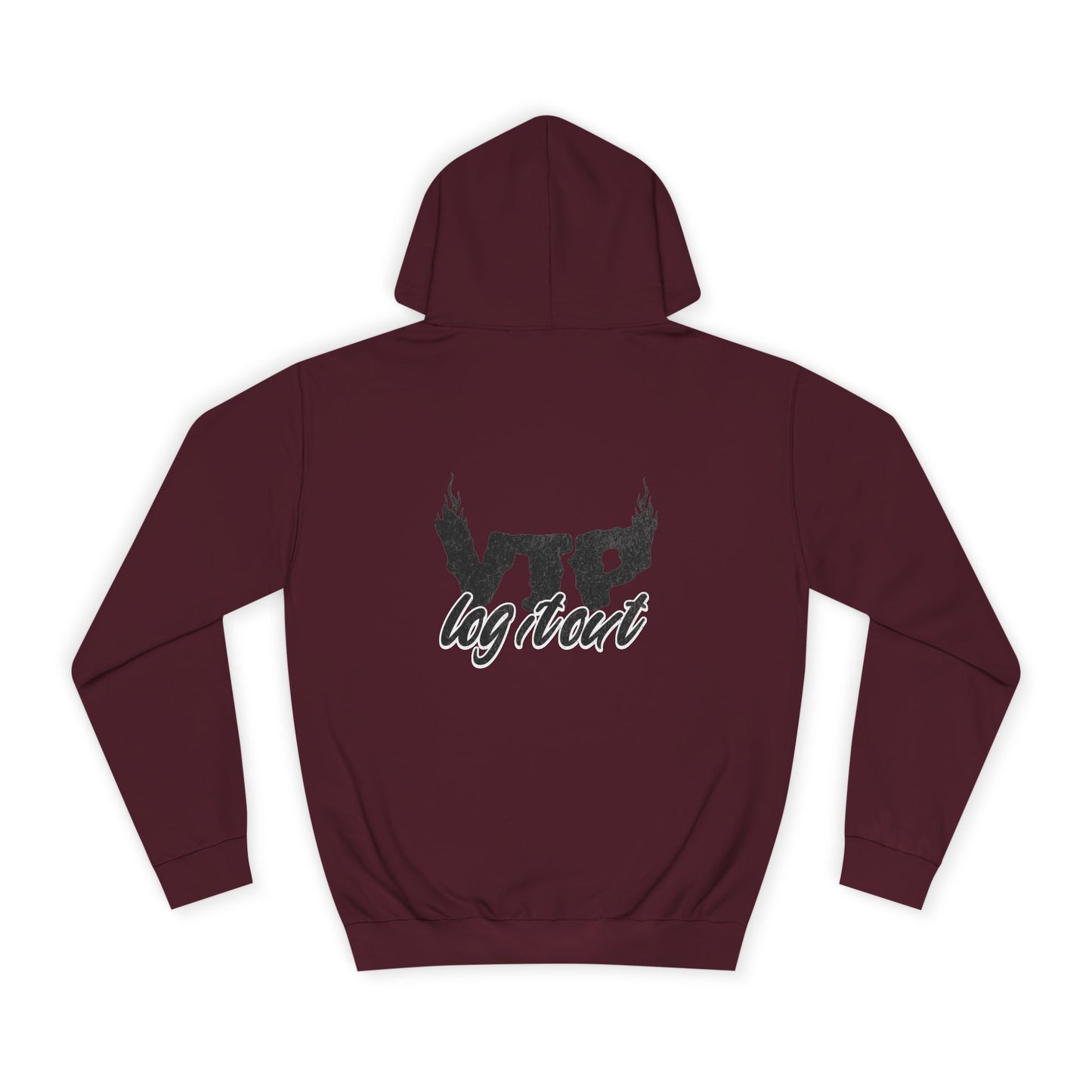 Unisex Log it Out Hoodie with Bold Logo, Casual Streetwear, Perfect for Any Thing, Comfortable Gift for Everyday Wear