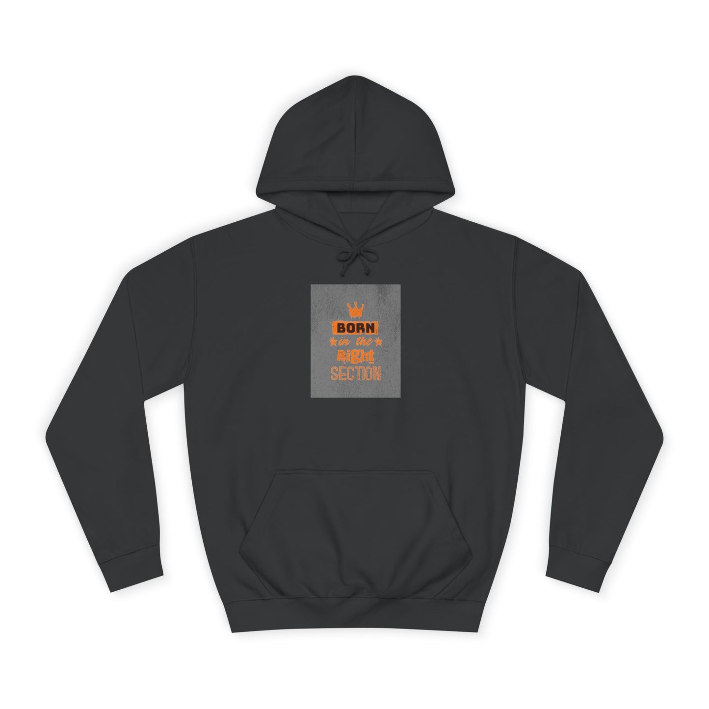 Born in the Right Section Hoodie | Unisex College Sweatshirt, Casual Wear, Gift for Any One,Apparel, Trendy Hoodie