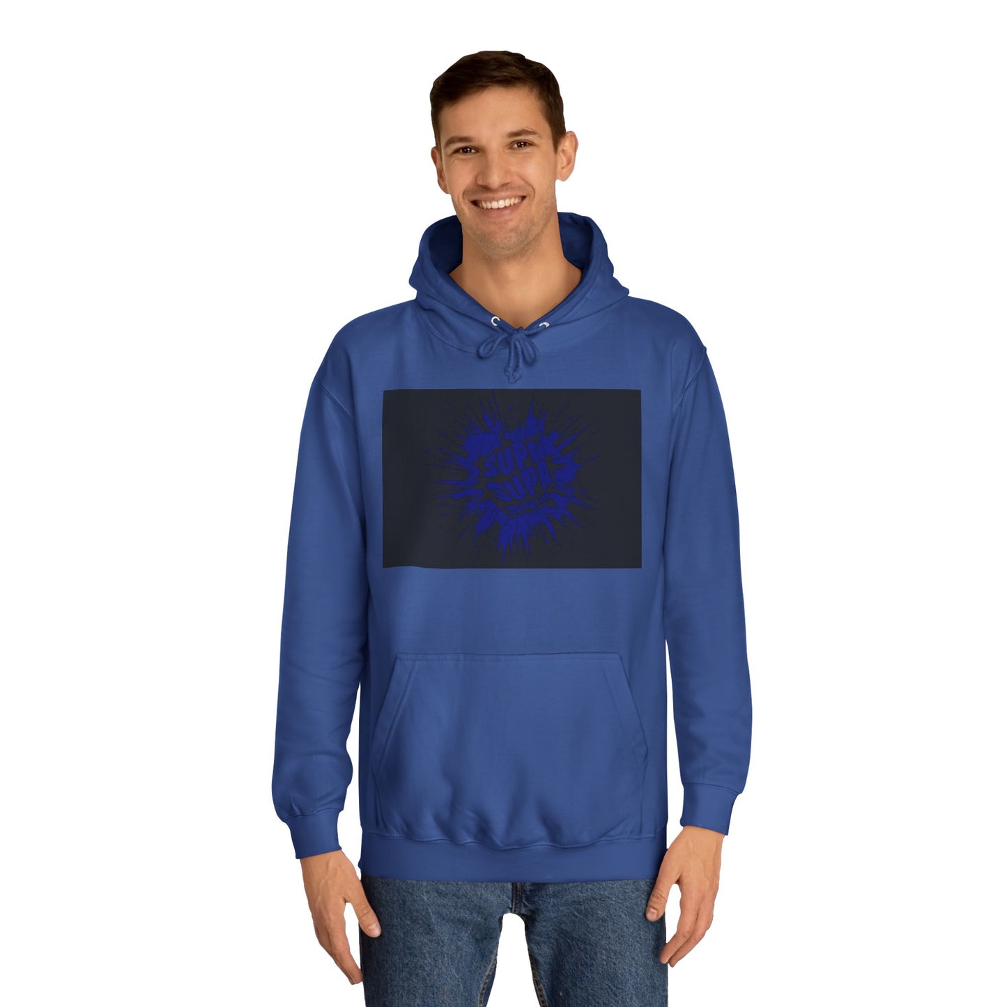 Unisex Supa Supa Hoodie with Bold Graphic Design, Comfortable Casual Wear, Ideal for Everyday, Perfect for Gifting, Spring and Fall Fashion