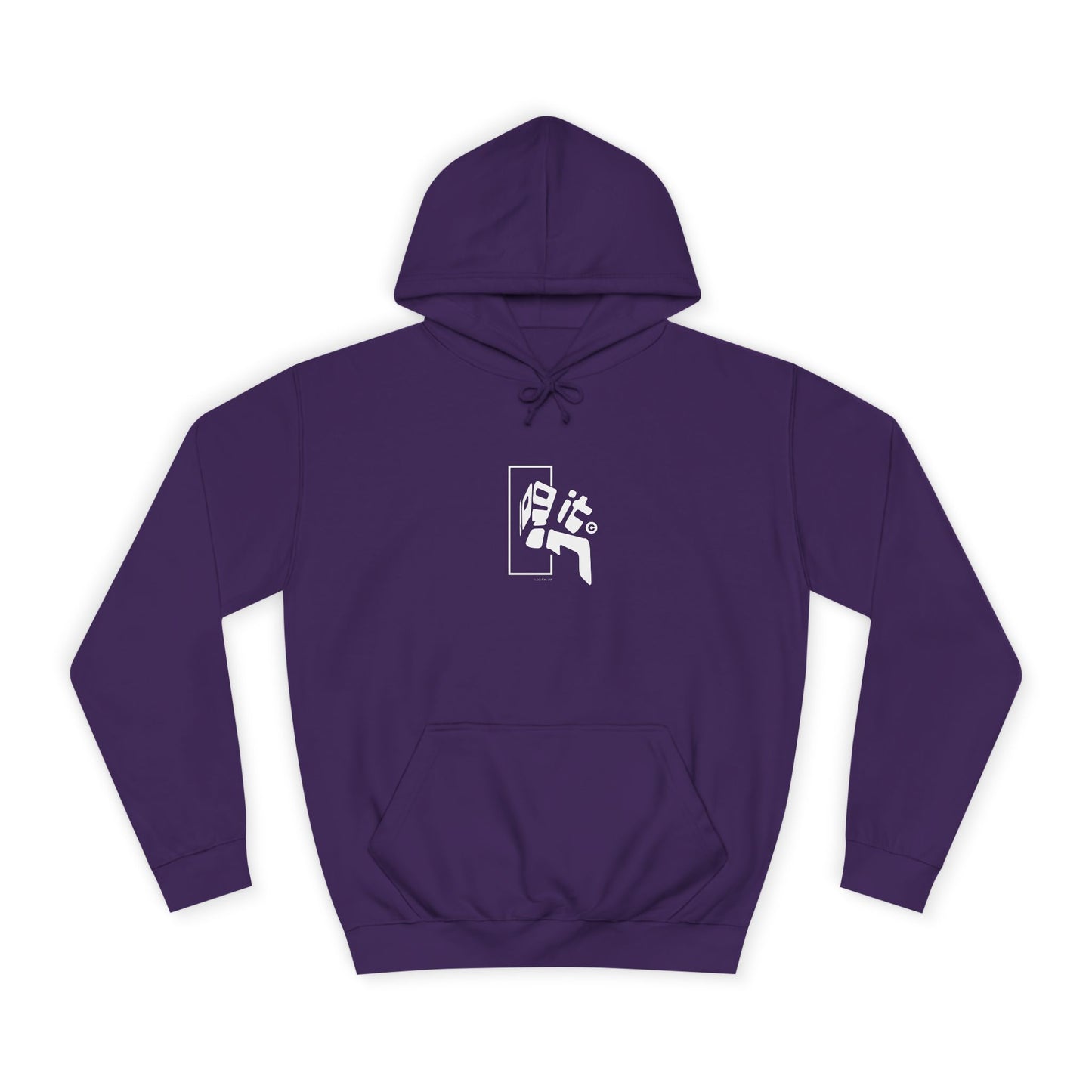 Unisex Log it in Hoodie with Bold Graphic, Casual Wear, Custom Apparel, Gift, Trendy Streetwear
