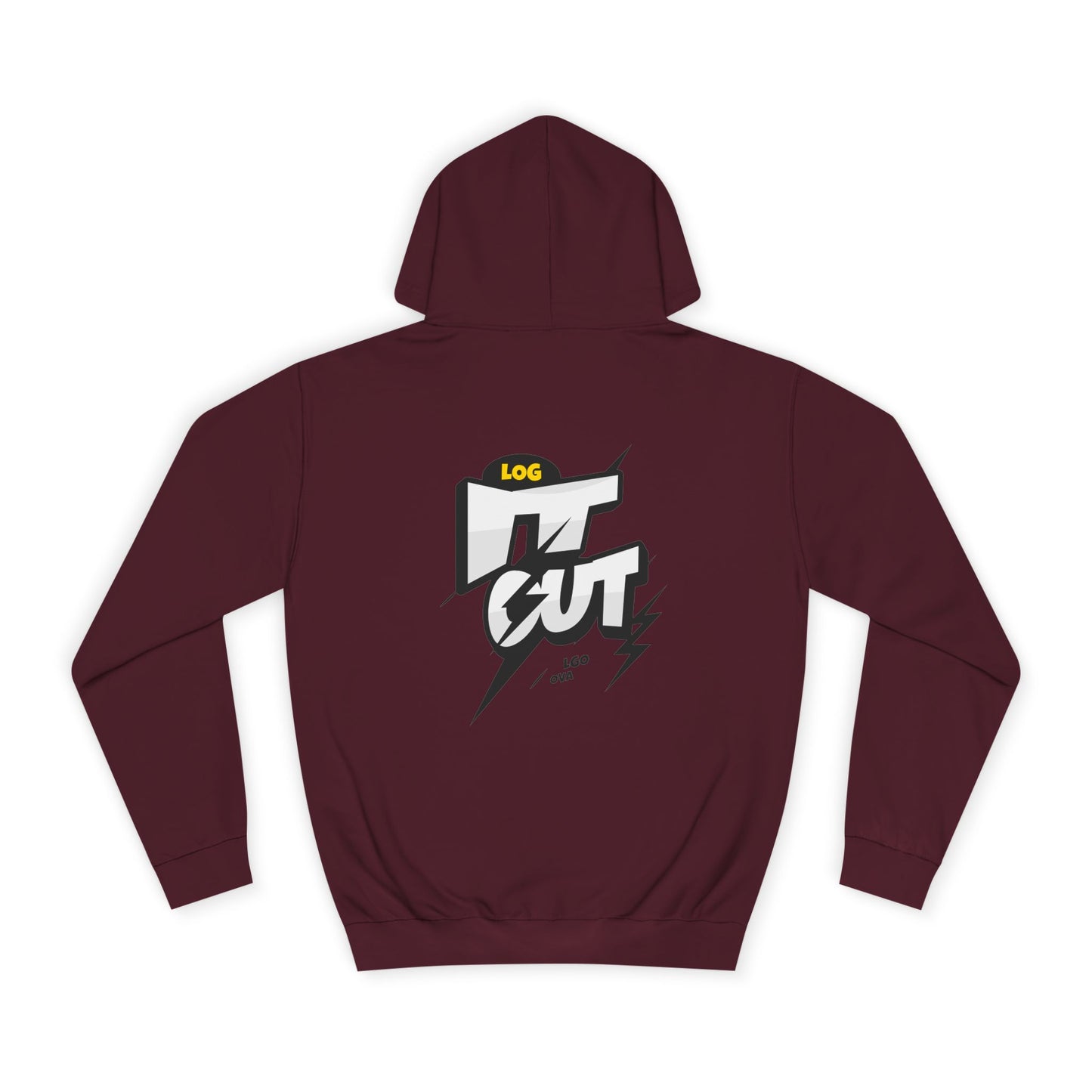 Log it out Graphic Hoodie, Unisex Hoodie, Streetwear Fashion, Casual Wear, Gift, Trendy Apparel