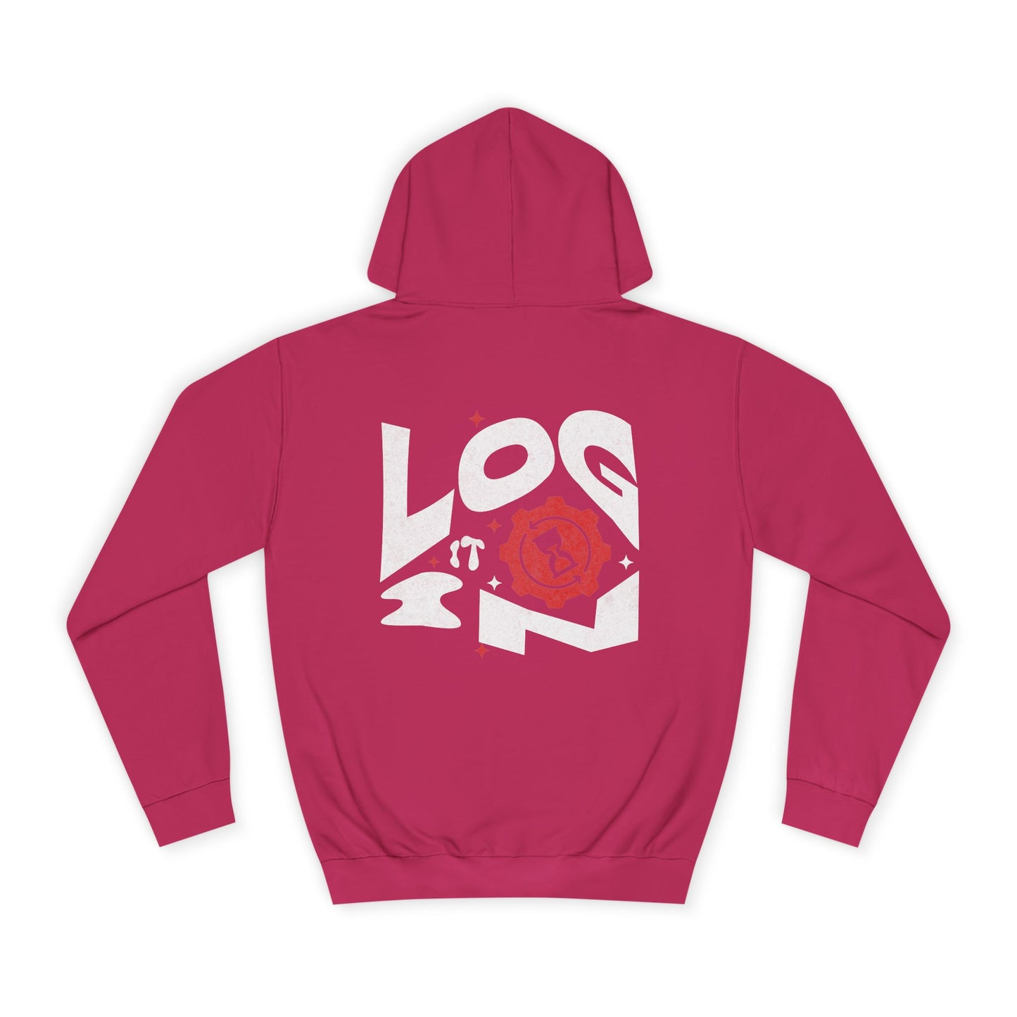 Stylish Log it in Hoodie, Cozy Athletic Wear, Graphic Hoodie, Trendy Apparel, Perfect for Life