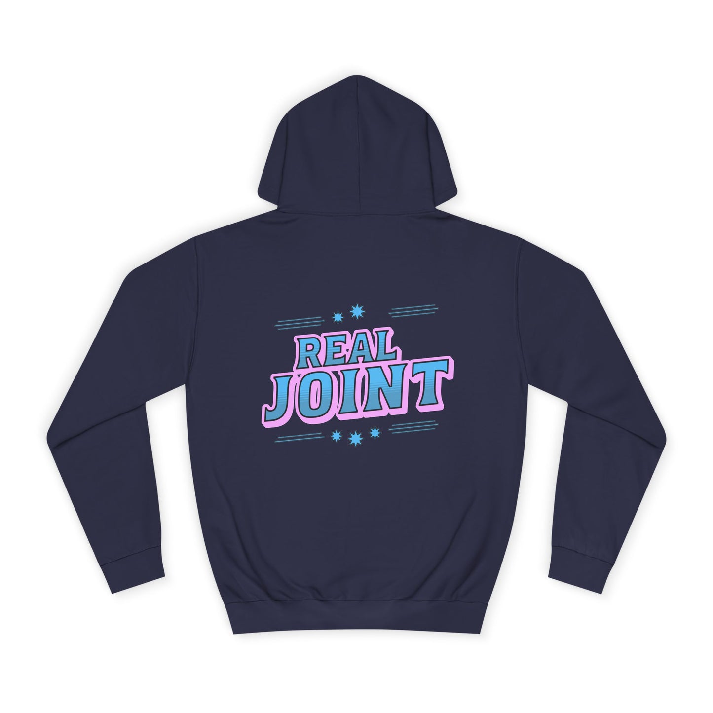 Unisex Hoodie - 'Real Joint' Graphic Sweatshirt for Casual Style