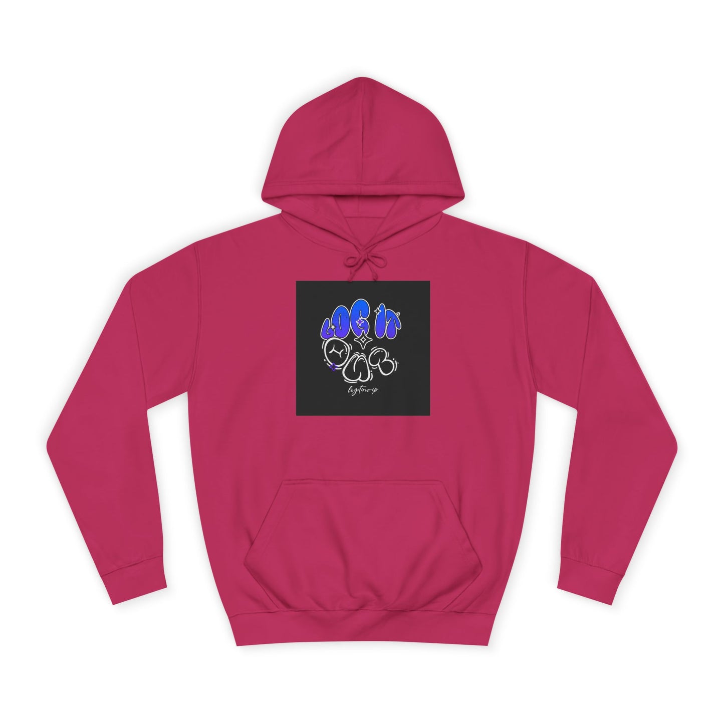 Vibrant Log it out Spirit Hoodie, Unisex Hoodie, Comfortable Sweatshirt, Graphic Hooded Sweatshirt,