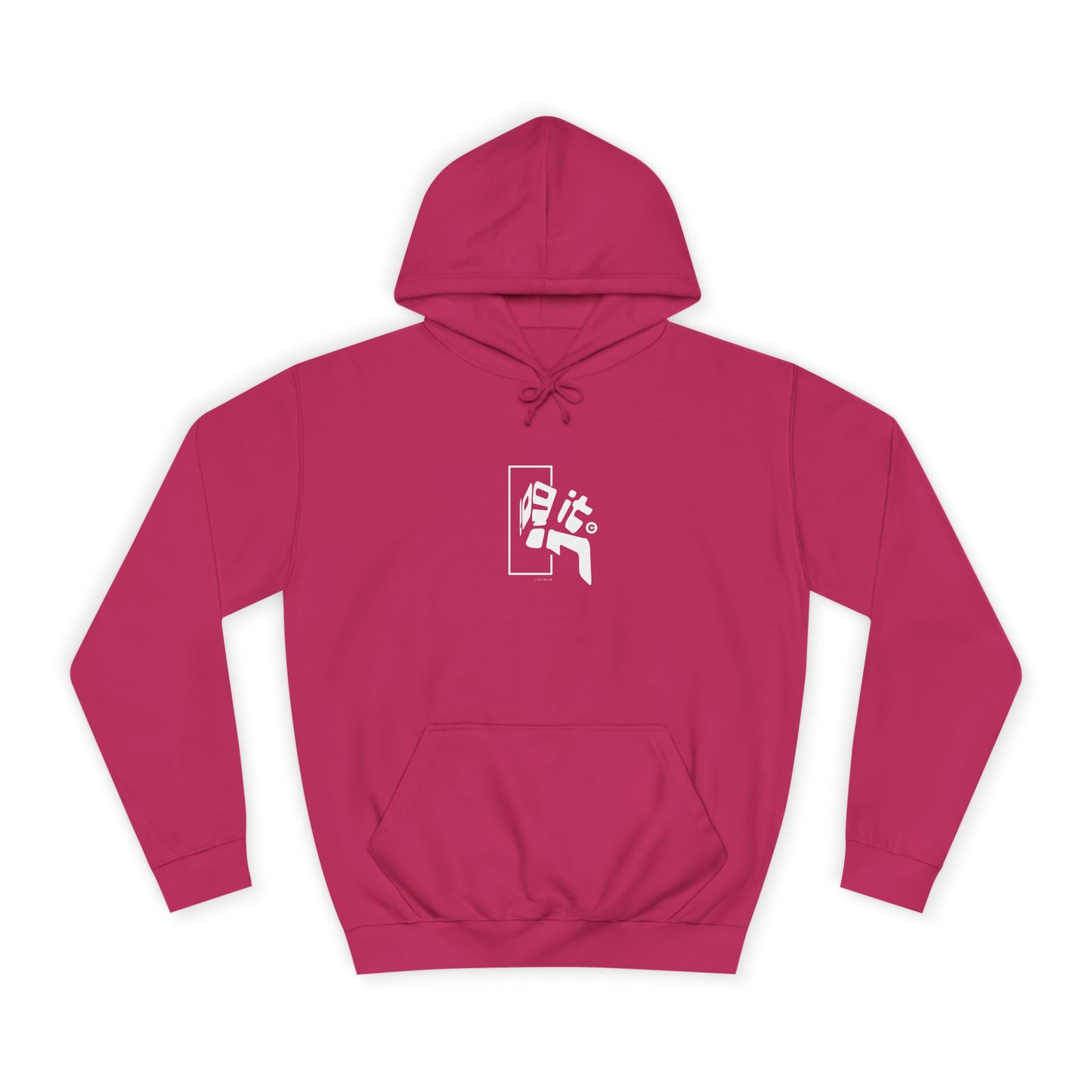 Unisex Log it in Hoodie with Bold Graphic, Casual Wear, Custom Apparel, Gift, Trendy Streetwear
