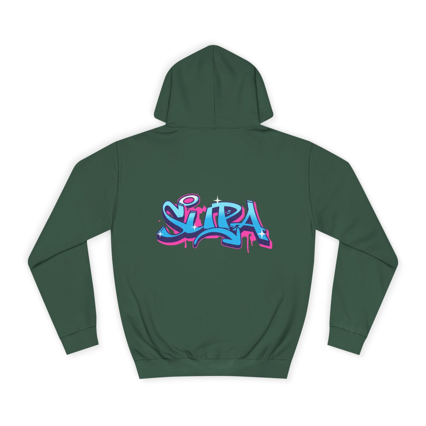 Unisex Hoodie with Colorful Graffiti Design - Casual Streetwear, Custom Apparel, Gift, Everyday Wear, Cozy Layering