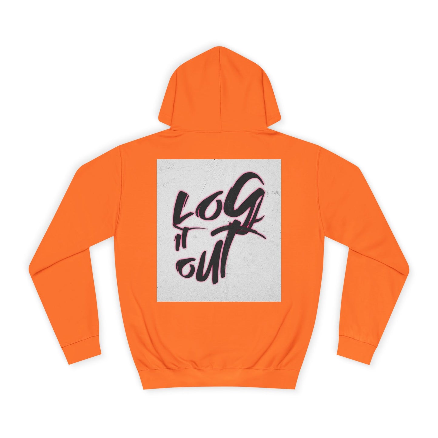 Stylish Unisex Hoodie for Casual Comfort, Perfect for Every day, Log It Out Design, Gift, College Apparel,