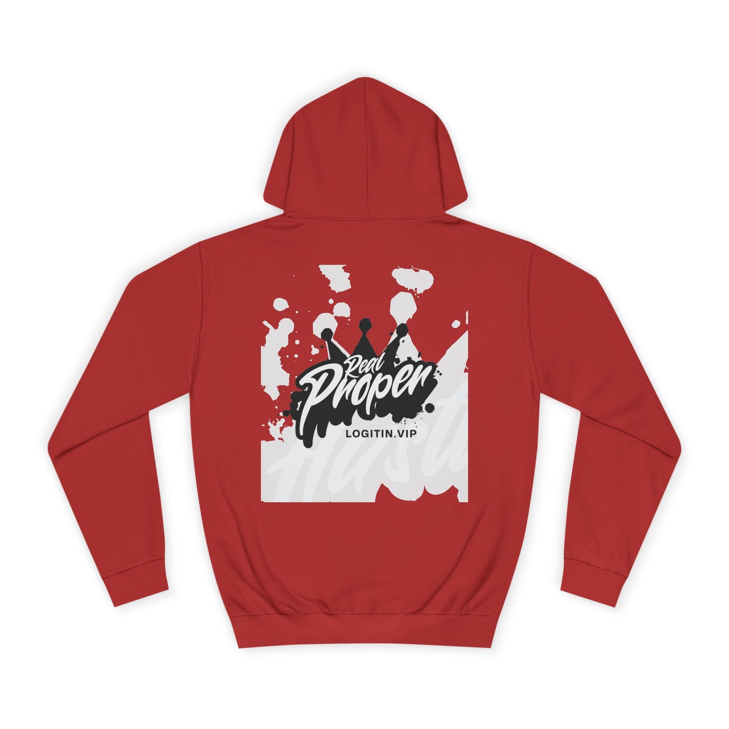 Unisex Hoodie with 'Real Proper' Design | Stylish Casual wear ,Events, Lounge, Gift Idea