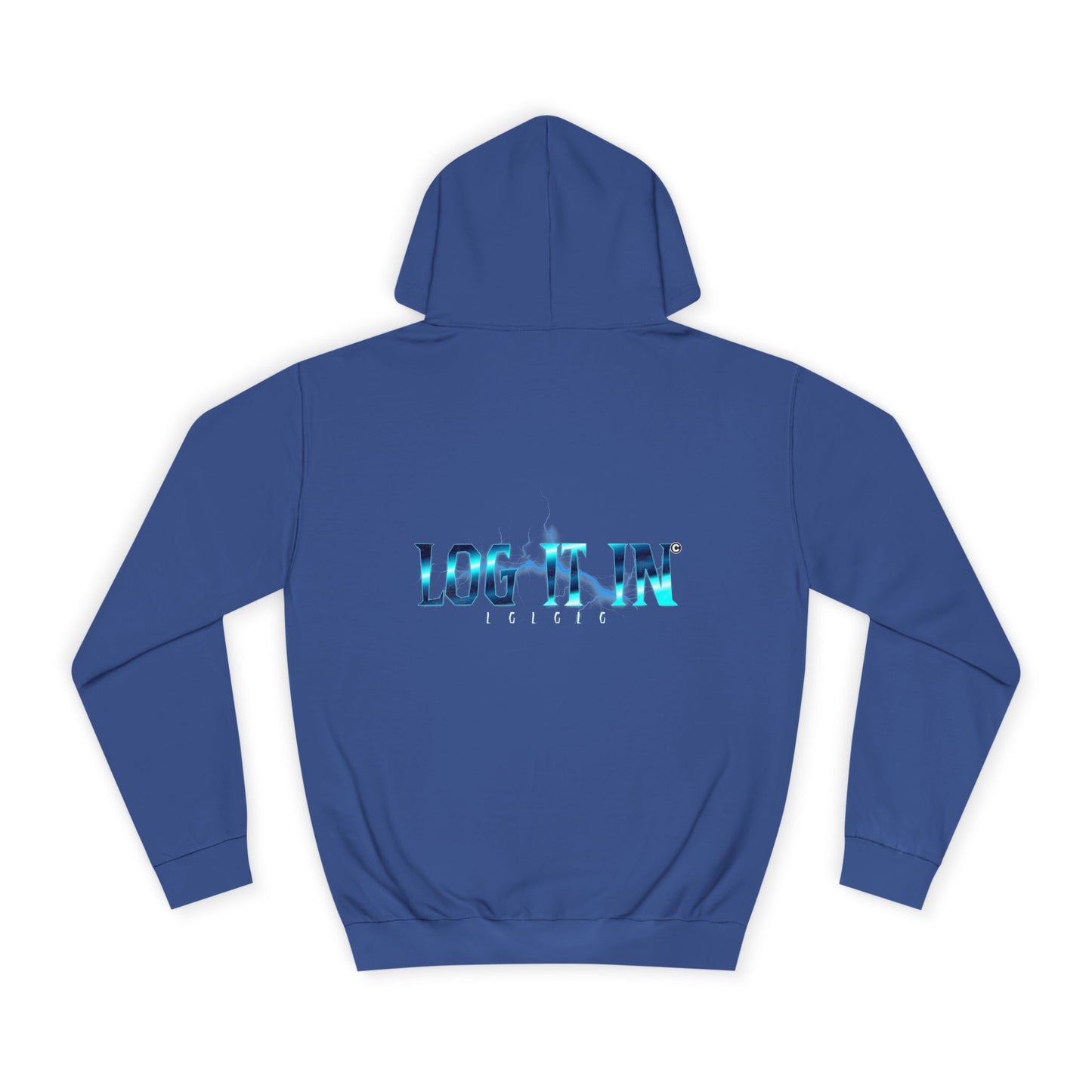 Unisex Hoodie with LOG IT IN Design - Casual Wear, Perfect Gift, Events, and Cozy Days