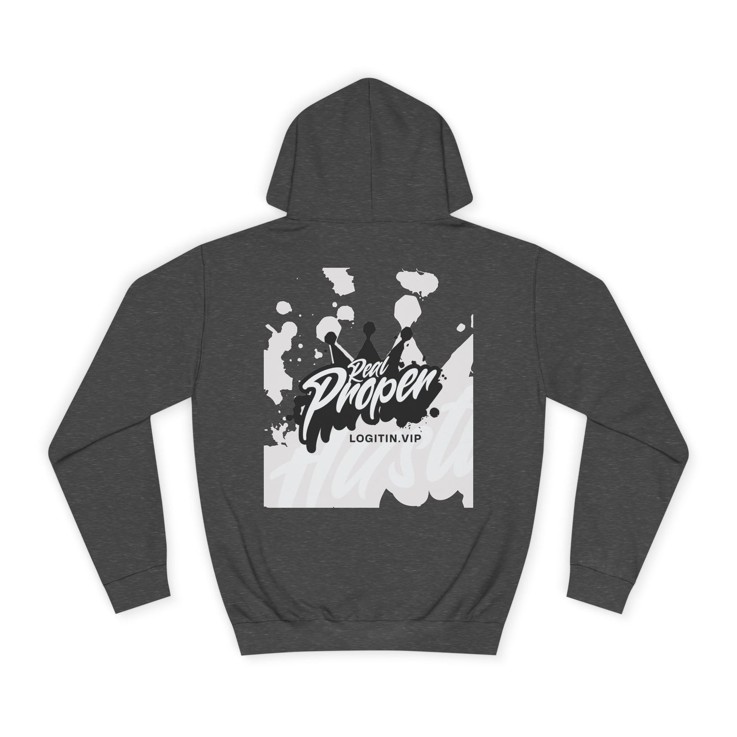 Unisex Hoodie with 'Real Proper' Design | Stylish Casual wear ,Events, Lounge, Gift Idea