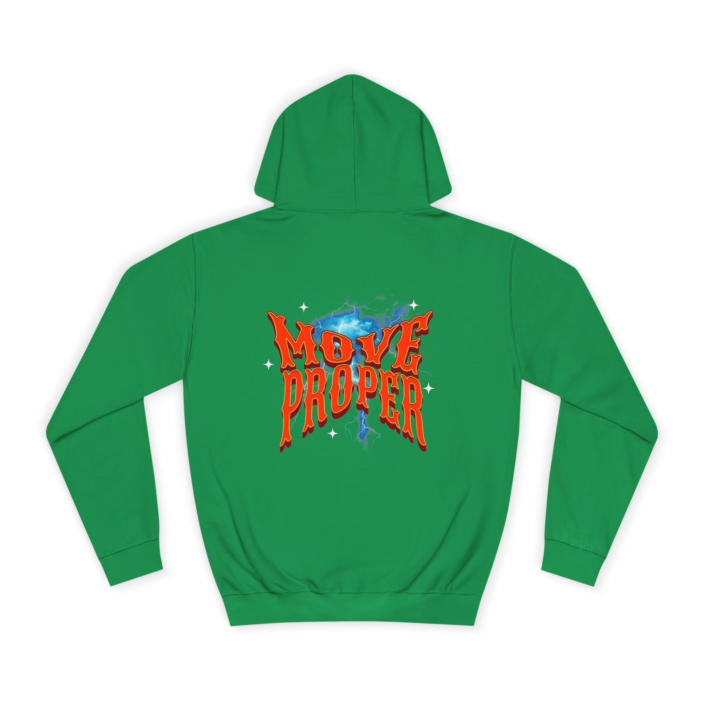 Unisex Hoodie - Move Proper Graphic, Trendy Casual Wear
