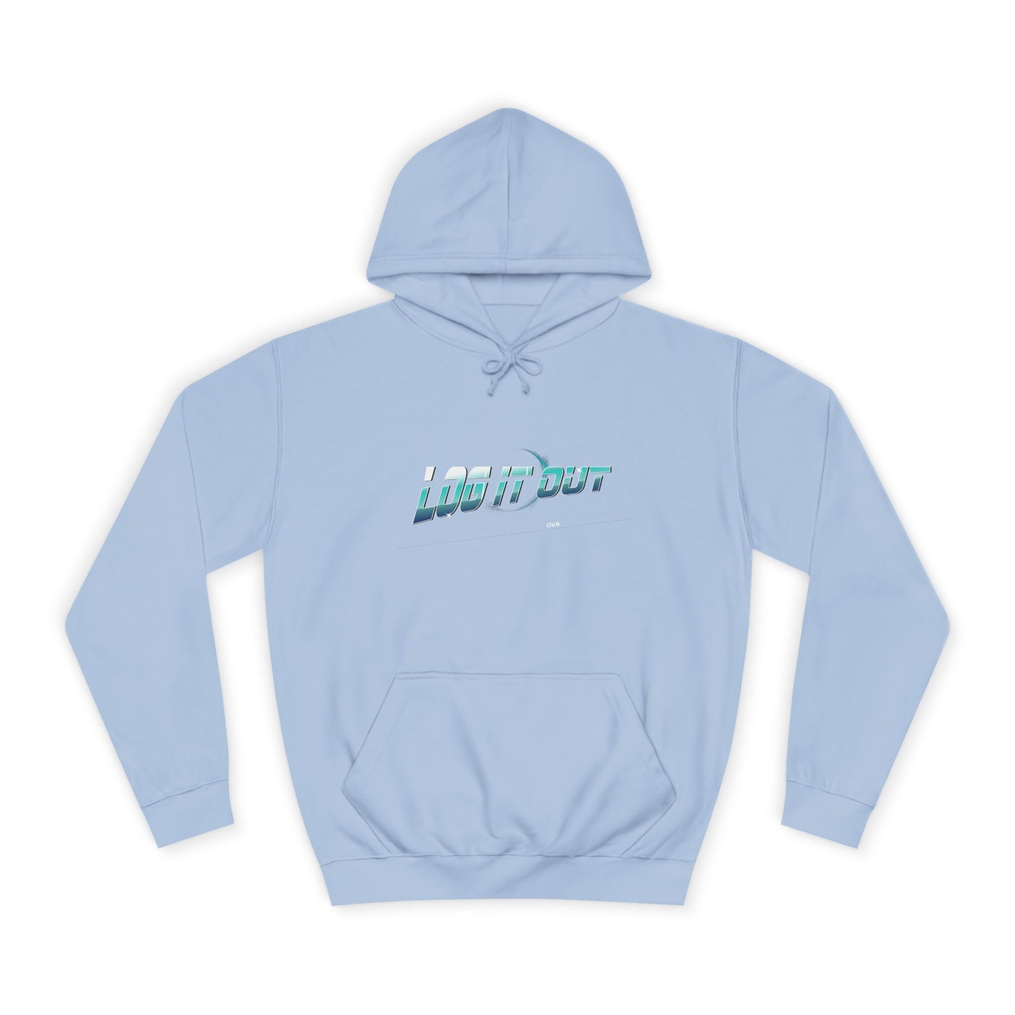 Unisex 'log it out' Hoodie with Retro Style, Ideal for Everyday Wear, Perfect for trendy wear,Gift for Friends